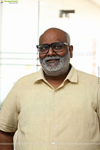 M.M. Keeravani at Naa Saami Ranga Interview, HD Gallery