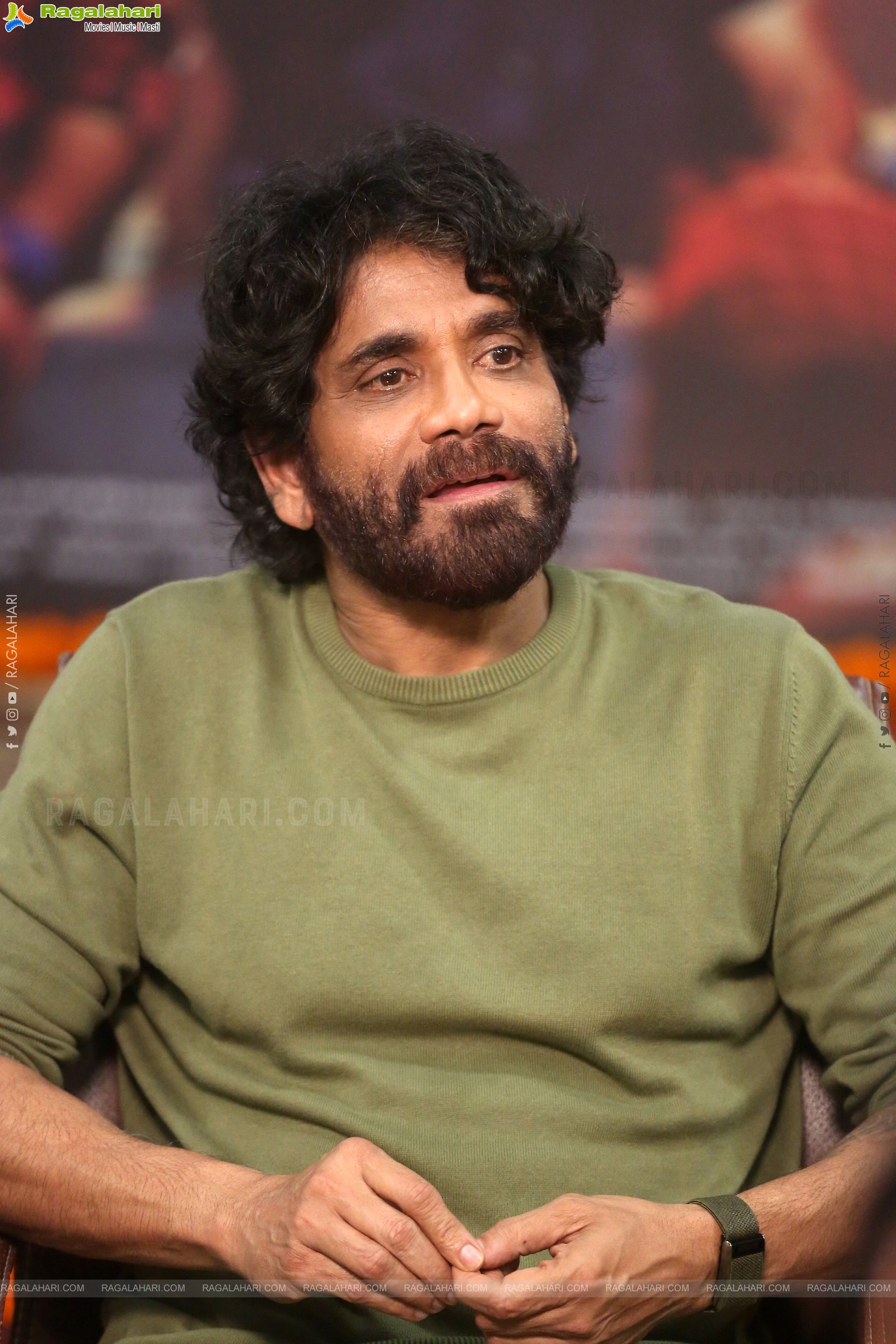 Nagarjuna at Naa Saami Ranga Interview, HD Gallery