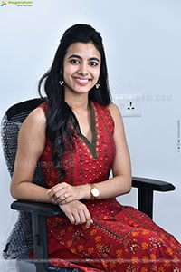 Shivani Nagaram at Ambajipeta Marriage Band Interview