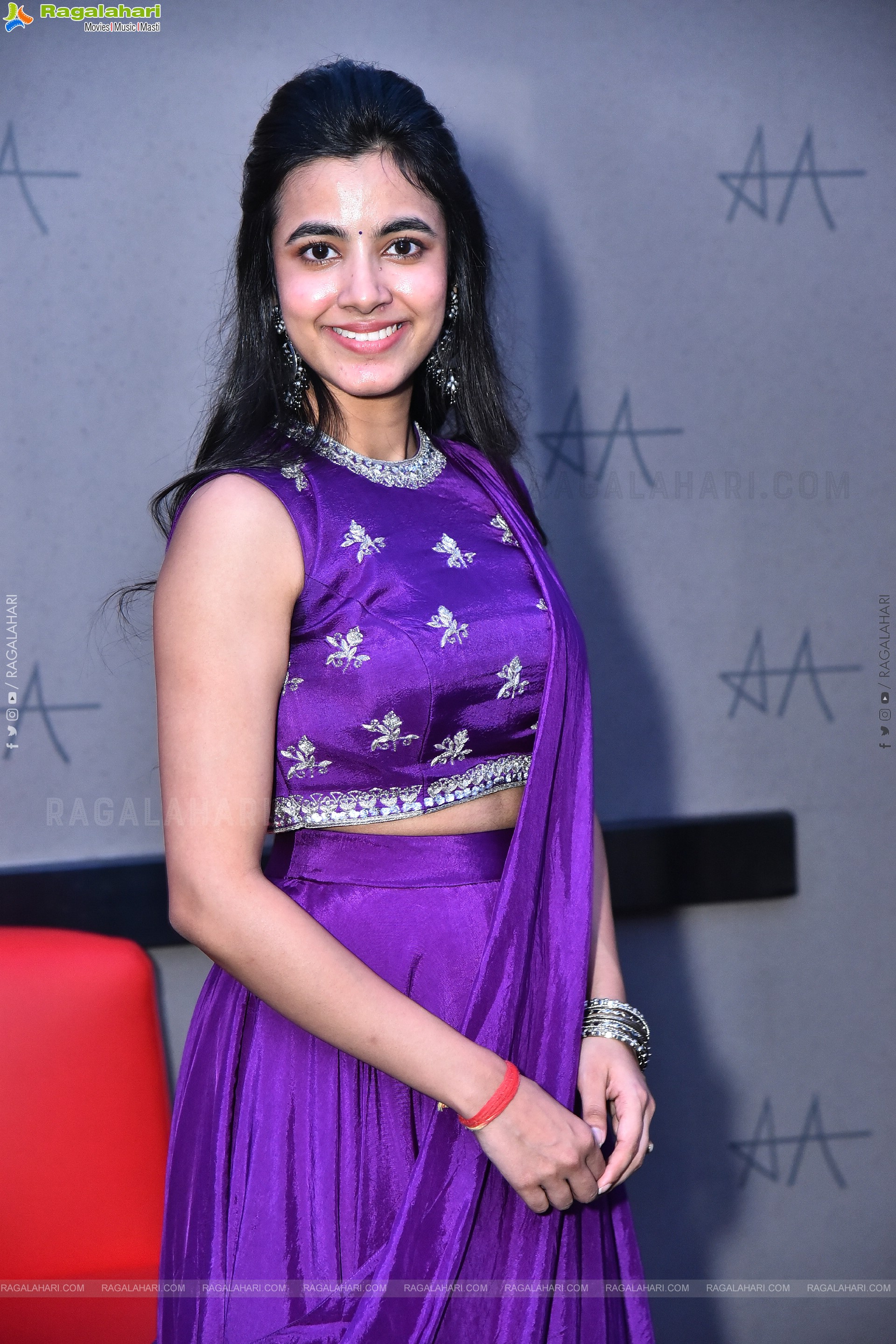 Shivani Nagaram at Ambajipeta Marriage Band Trailer Launch, HD Gallery