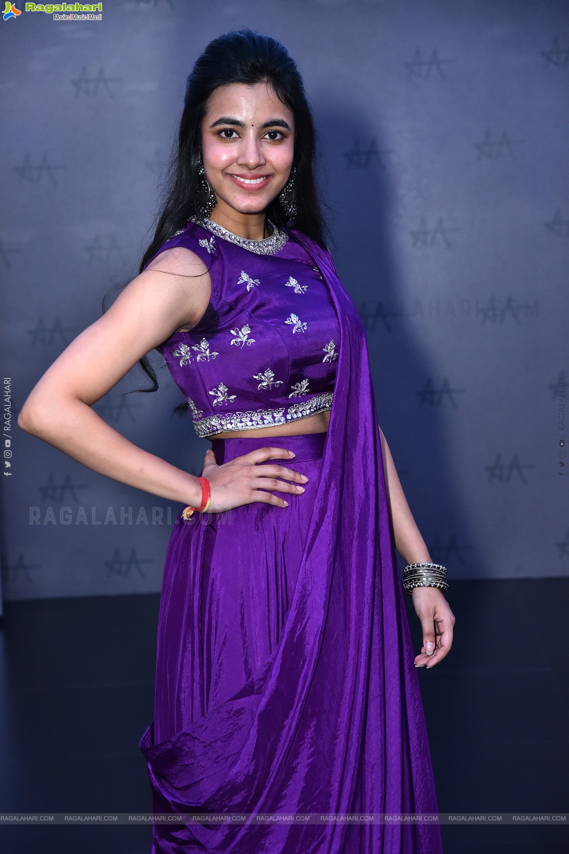 Shivani Nagaram at Ambajipeta Marriage Band Trailer Launch, HD Gallery