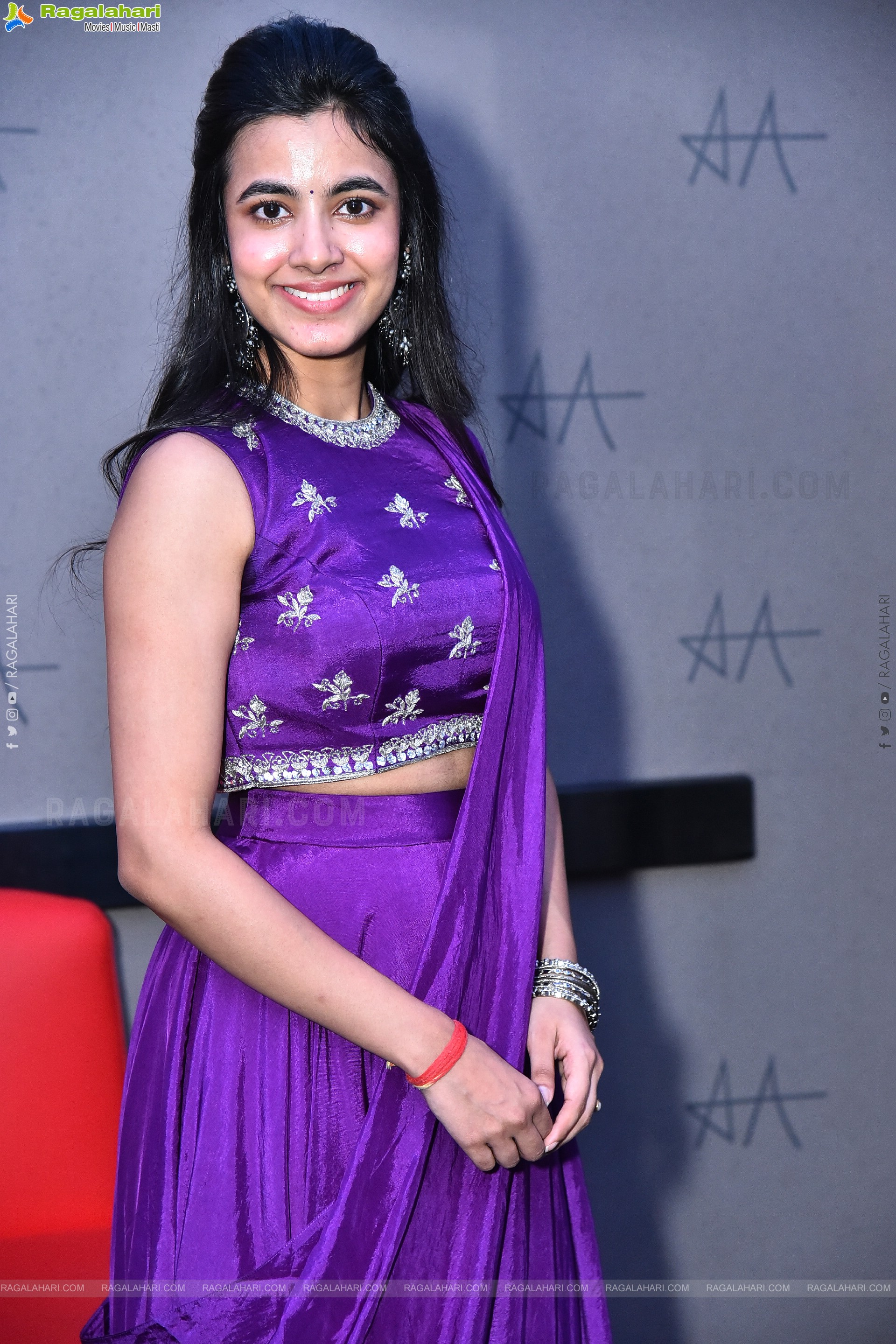 Shivani Nagaram at Ambajipeta Marriage Band Trailer Launch, HD Gallery