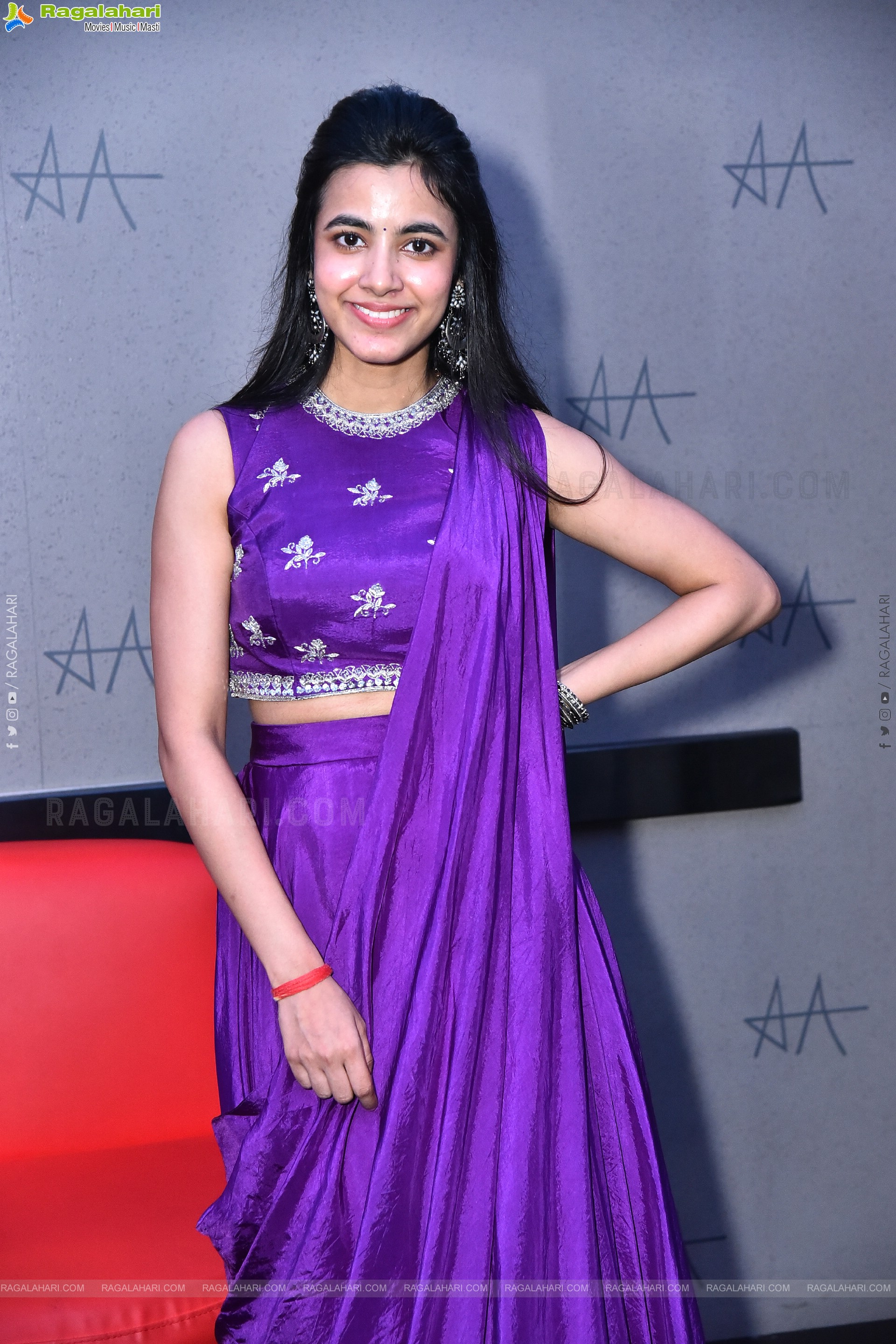 Shivani Nagaram at Ambajipeta Marriage Band Trailer Launch, HD Gallery