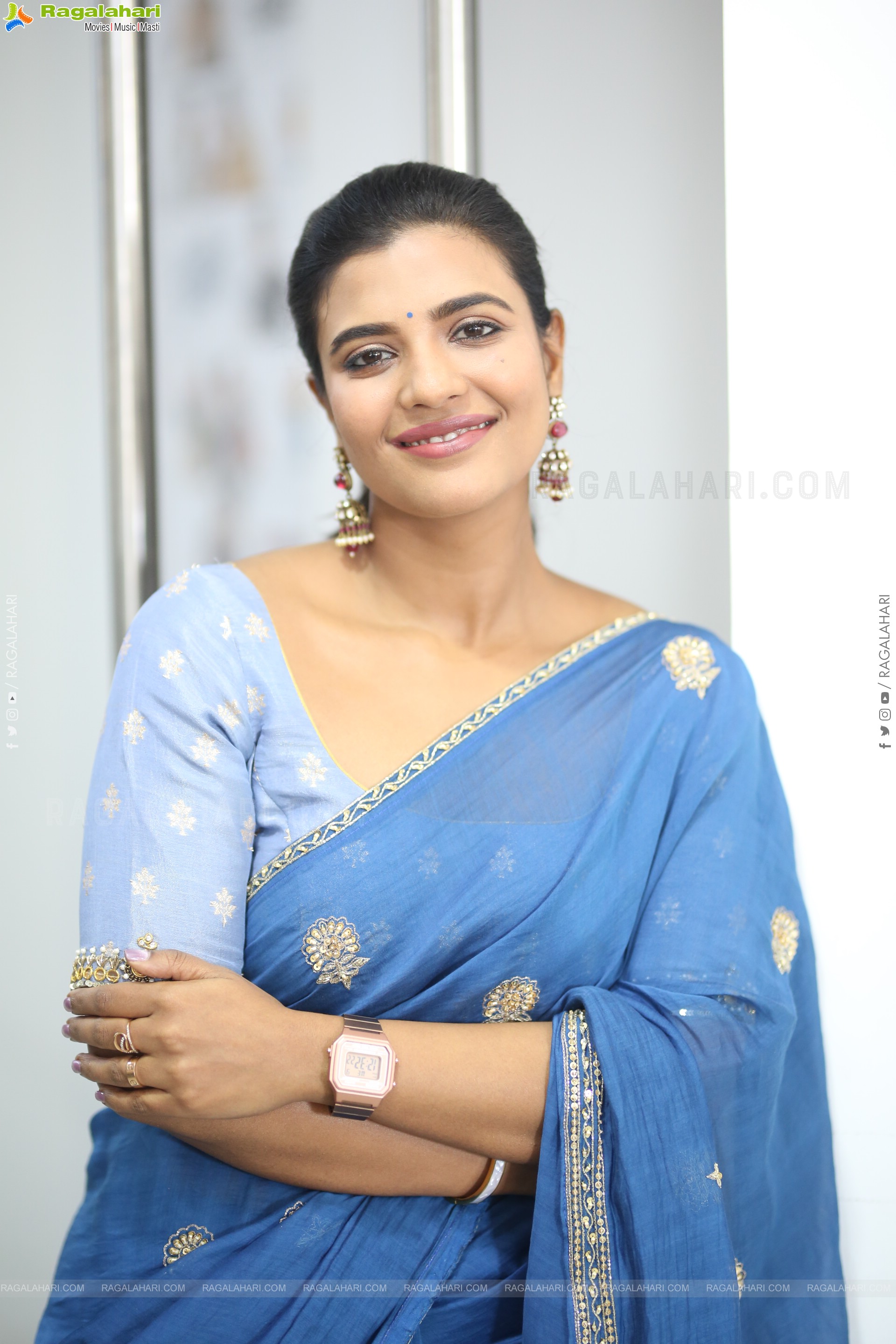 Aishwarya Rajesh at Sankranthiki Vasthunnam Interview, HD Gallery