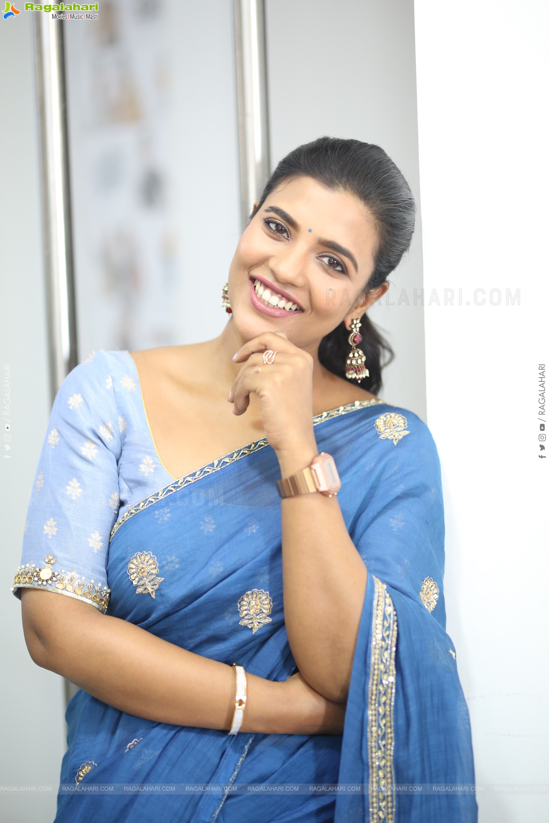 Aishwarya Rajesh at Sankranthiki Vasthunnam Interview, HD Gallery