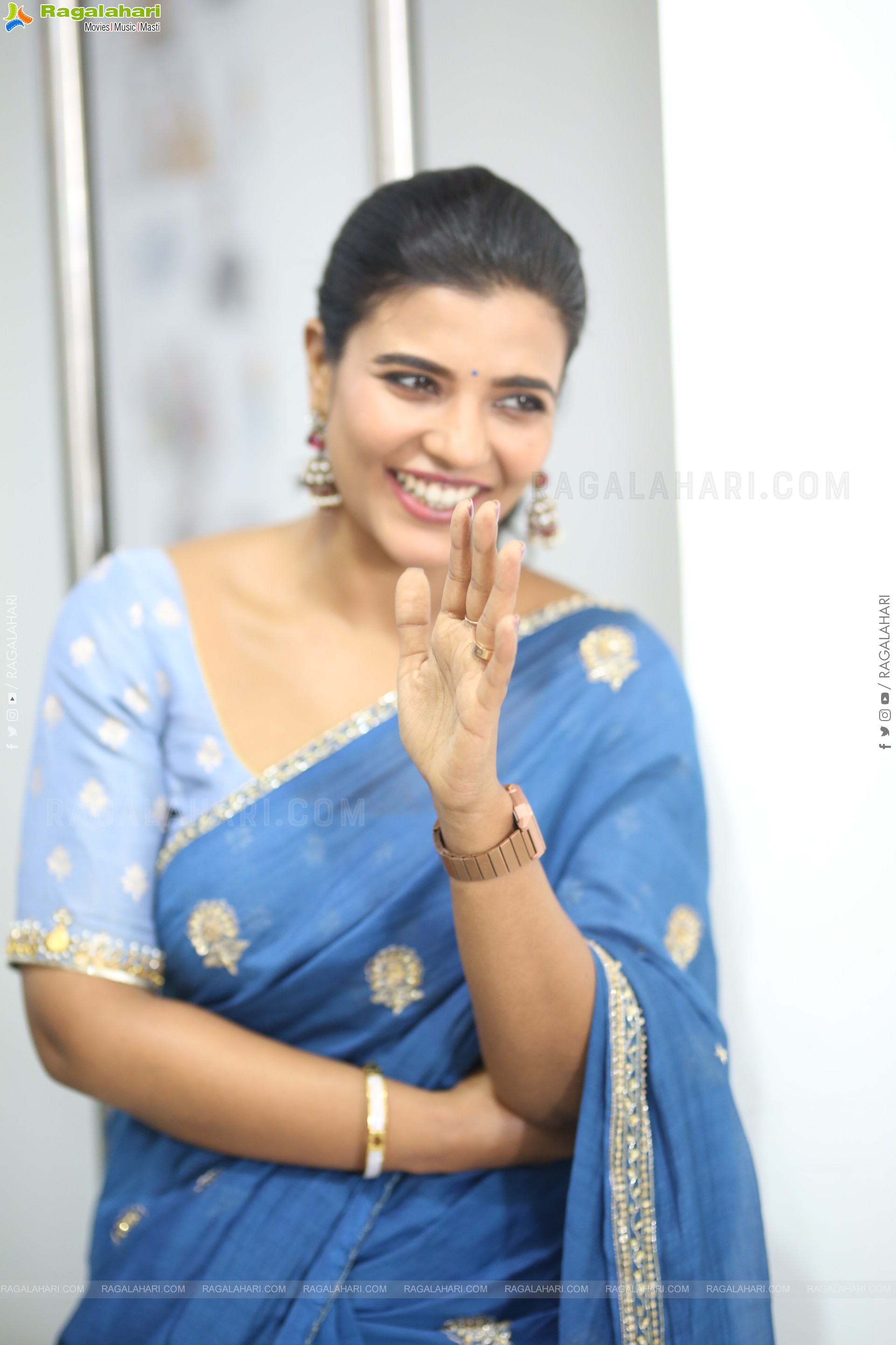 Aishwarya Rajesh at Sankranthiki Vasthunnam Interview, HD Gallery