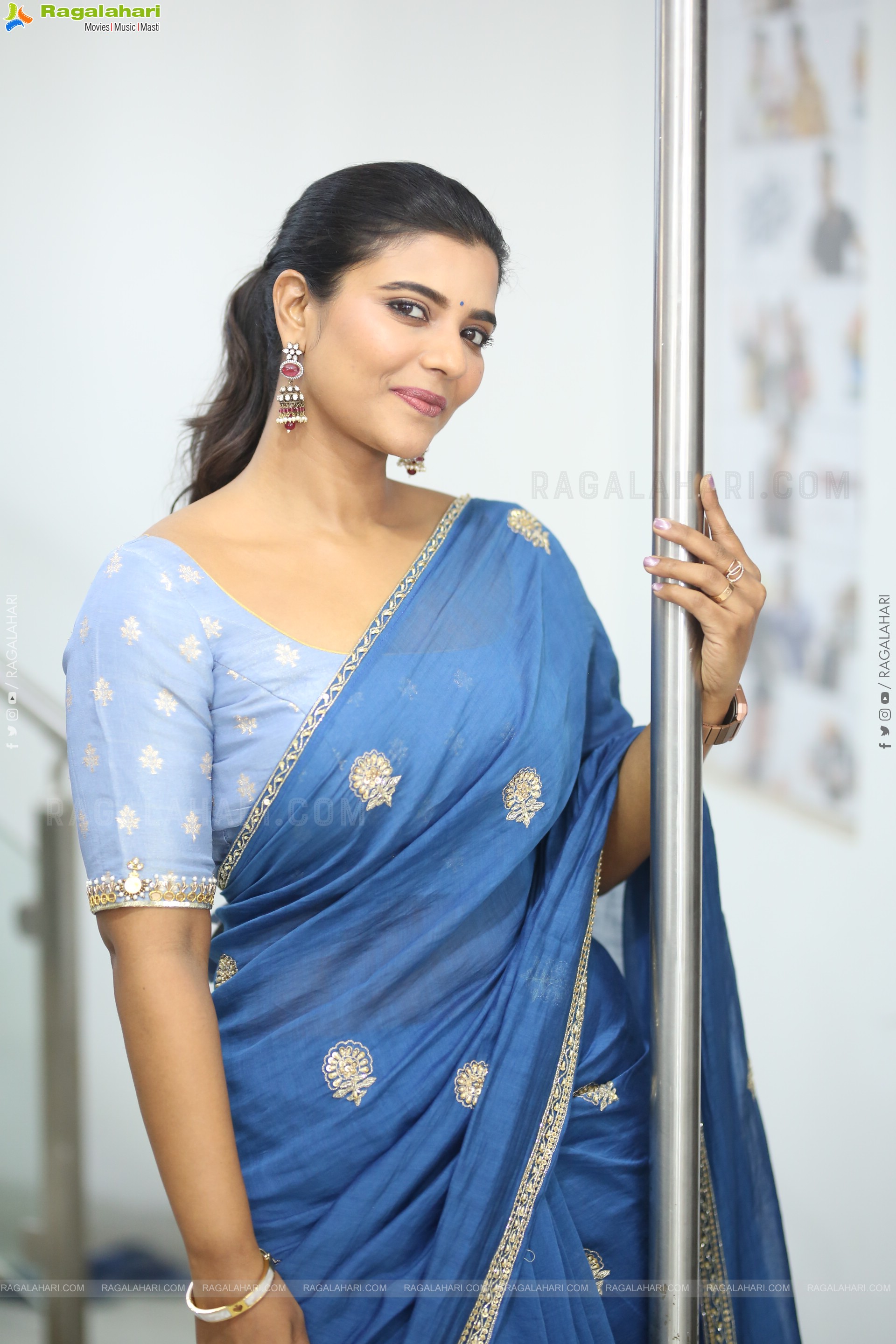 Aishwarya Rajesh at Sankranthiki Vasthunnam Interview, HD Gallery