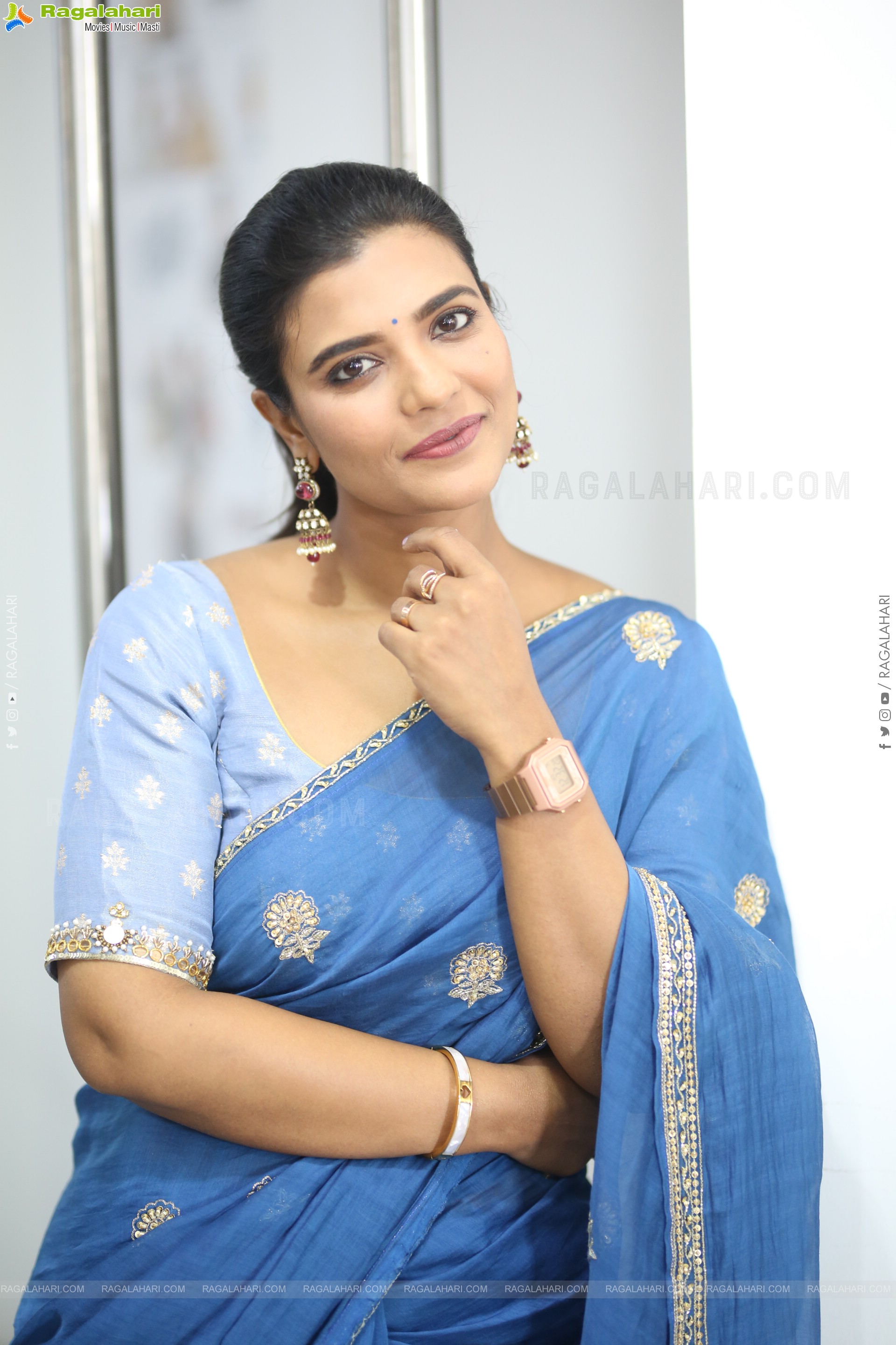 Aishwarya Rajesh at Sankranthiki Vasthunnam Interview, HD Gallery