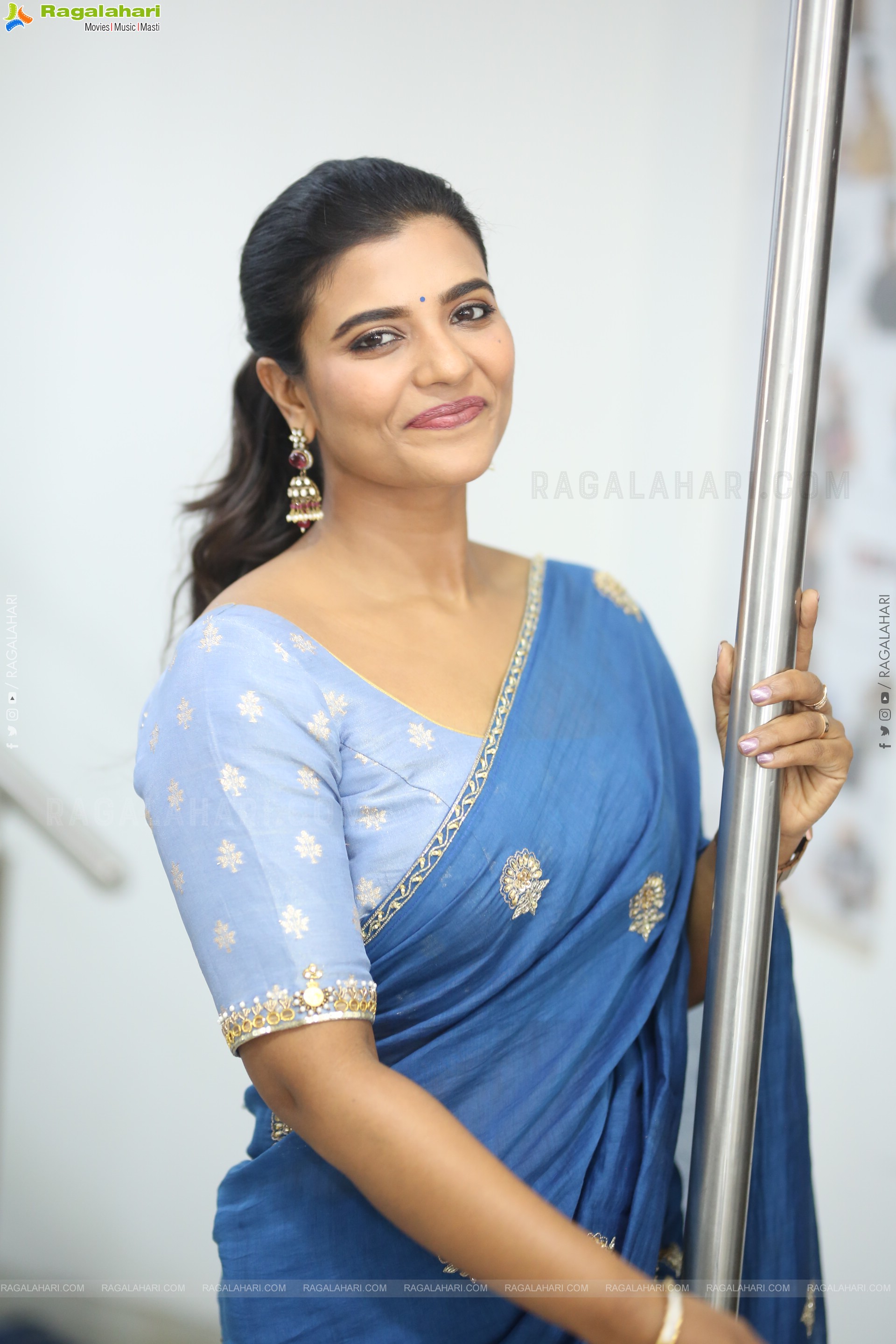 Aishwarya Rajesh at Sankranthiki Vasthunnam Interview, HD Gallery