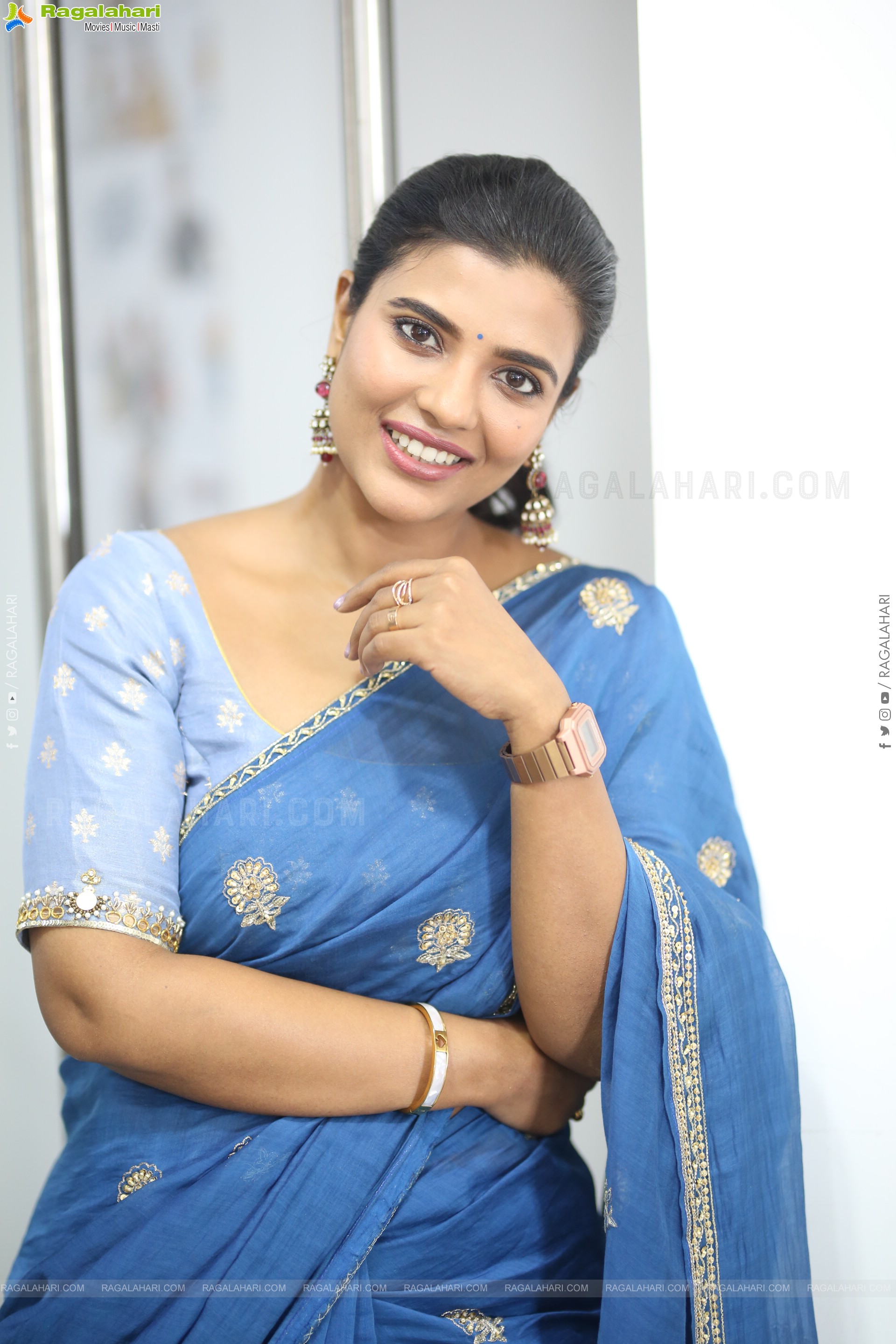 Aishwarya Rajesh at Sankranthiki Vasthunnam Interview, HD Gallery