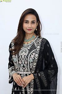 Nishat Shaik stills in Special Black Designer Dress