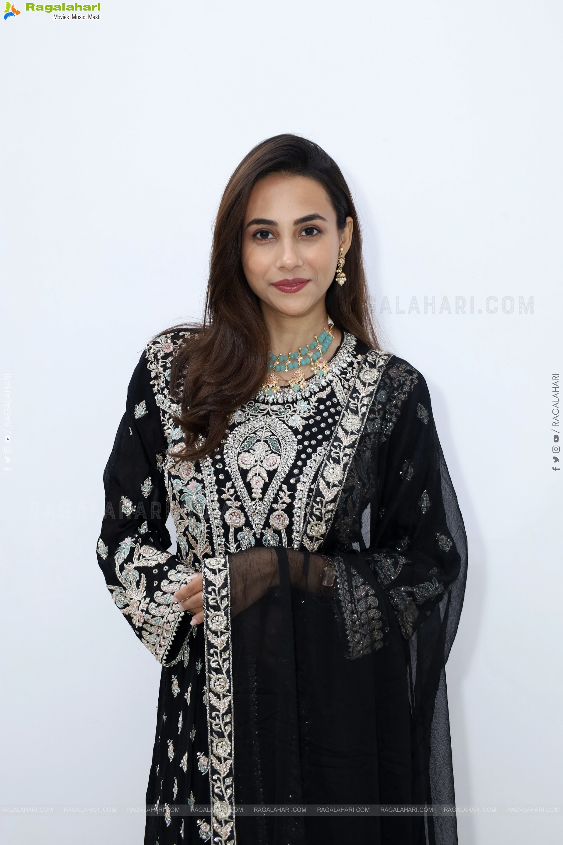 Nishat Shaik stills in Special Black Designer Dress, HD Gallery