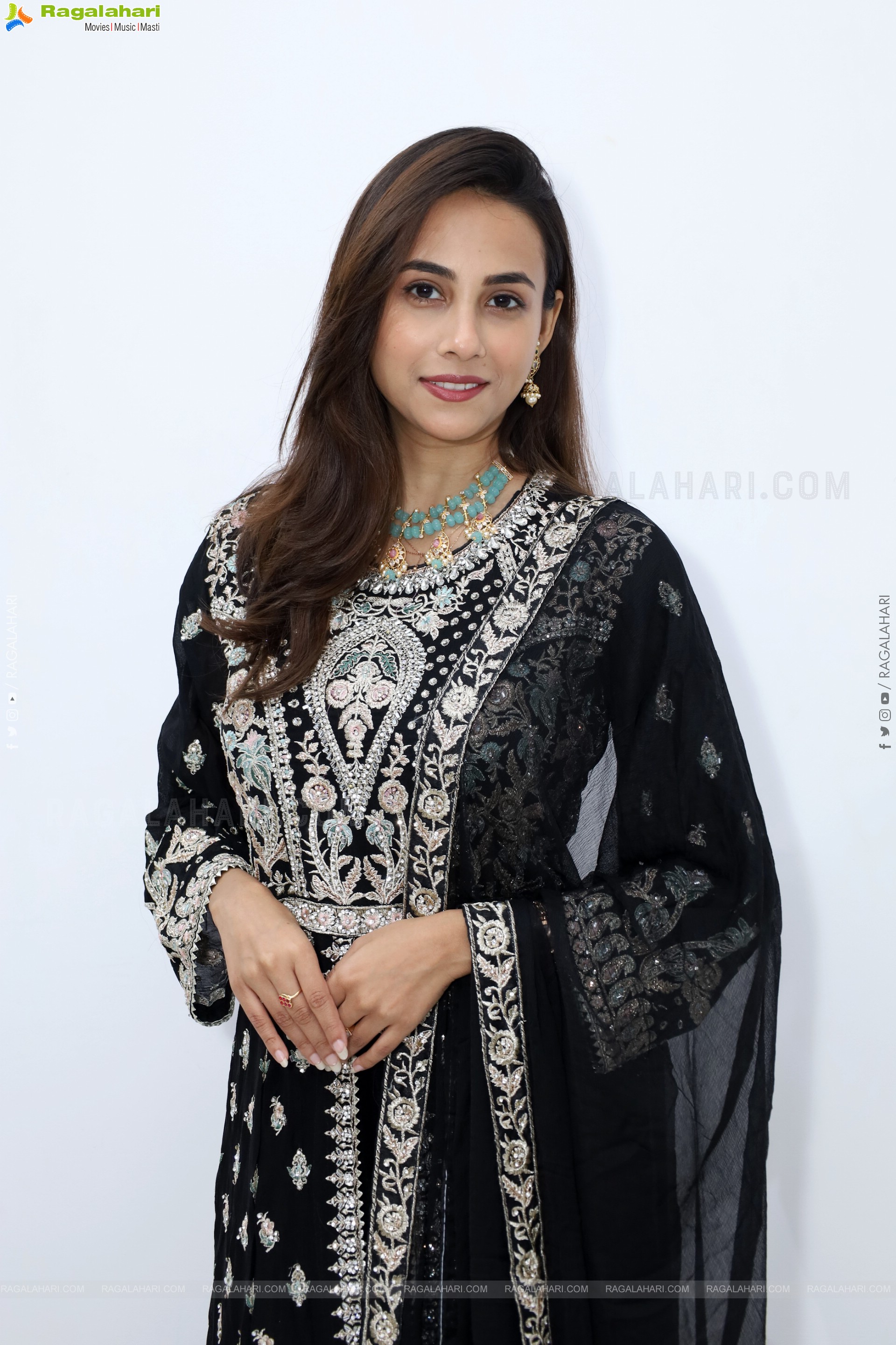 Nishat Shaik stills in Special Black Designer Dress, HD Gallery