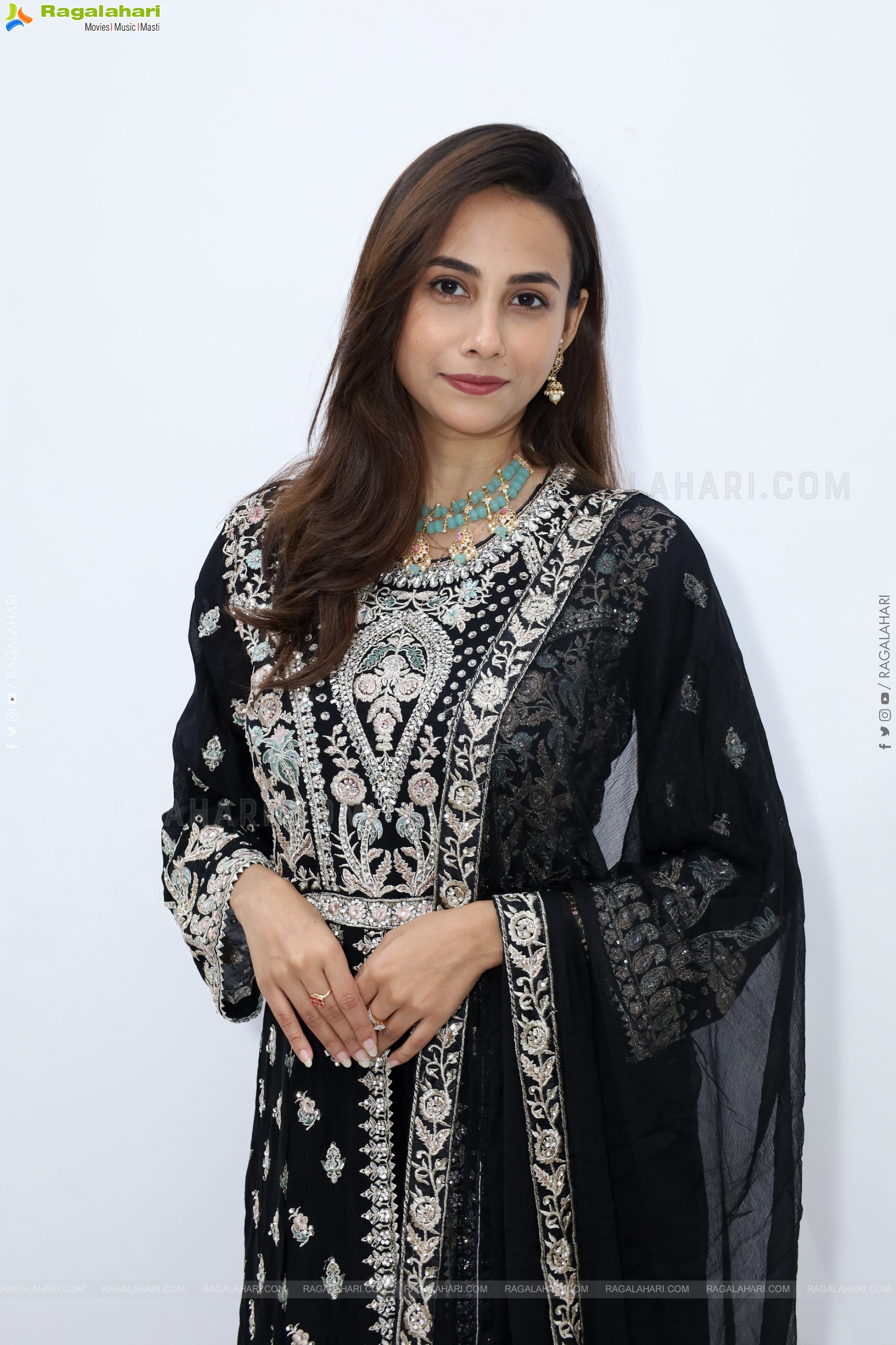 Nishat Shaik stills in Special Black Designer Dress, HD Gallery