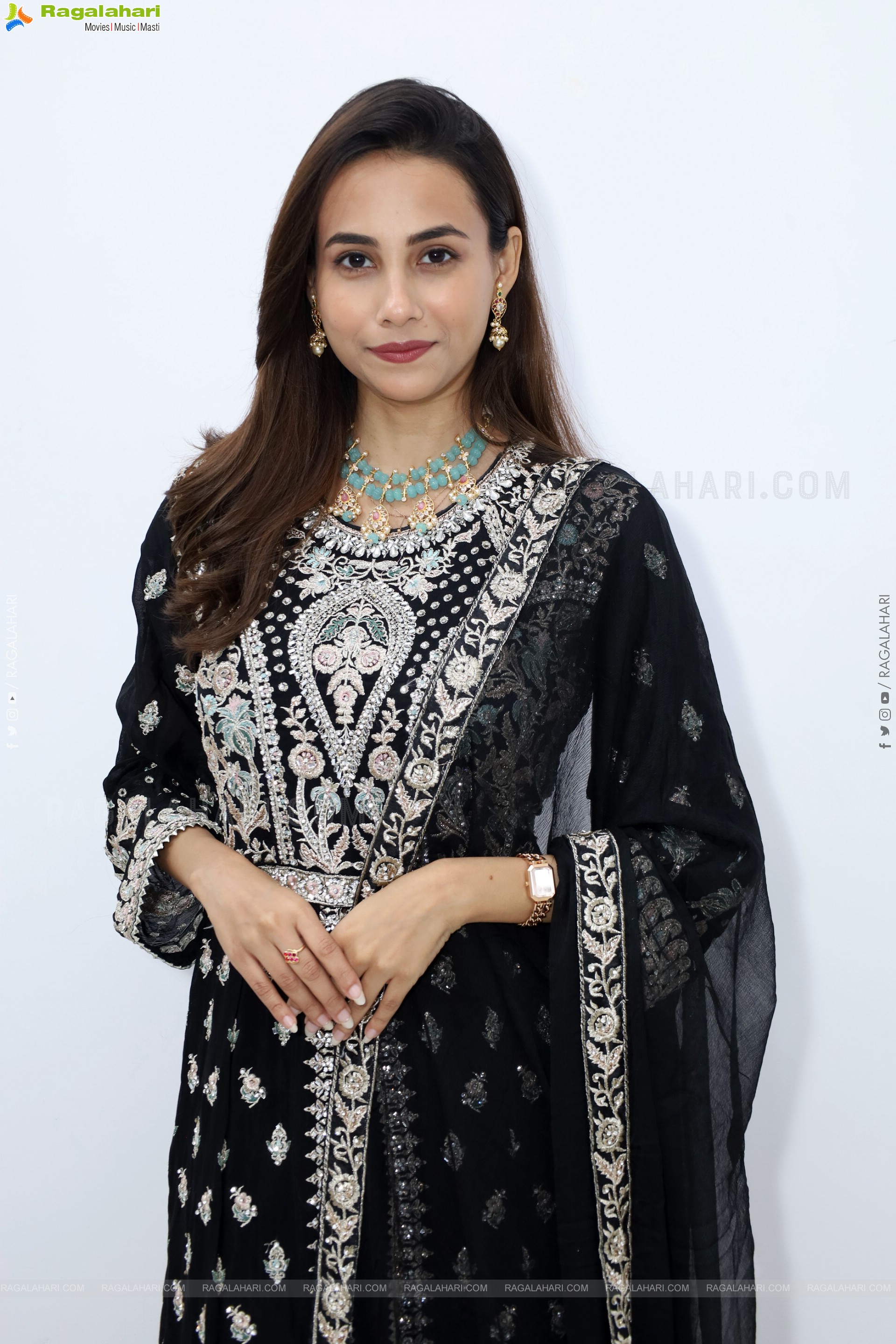 Nishat Shaik stills in Special Black Designer Dress, HD Gallery