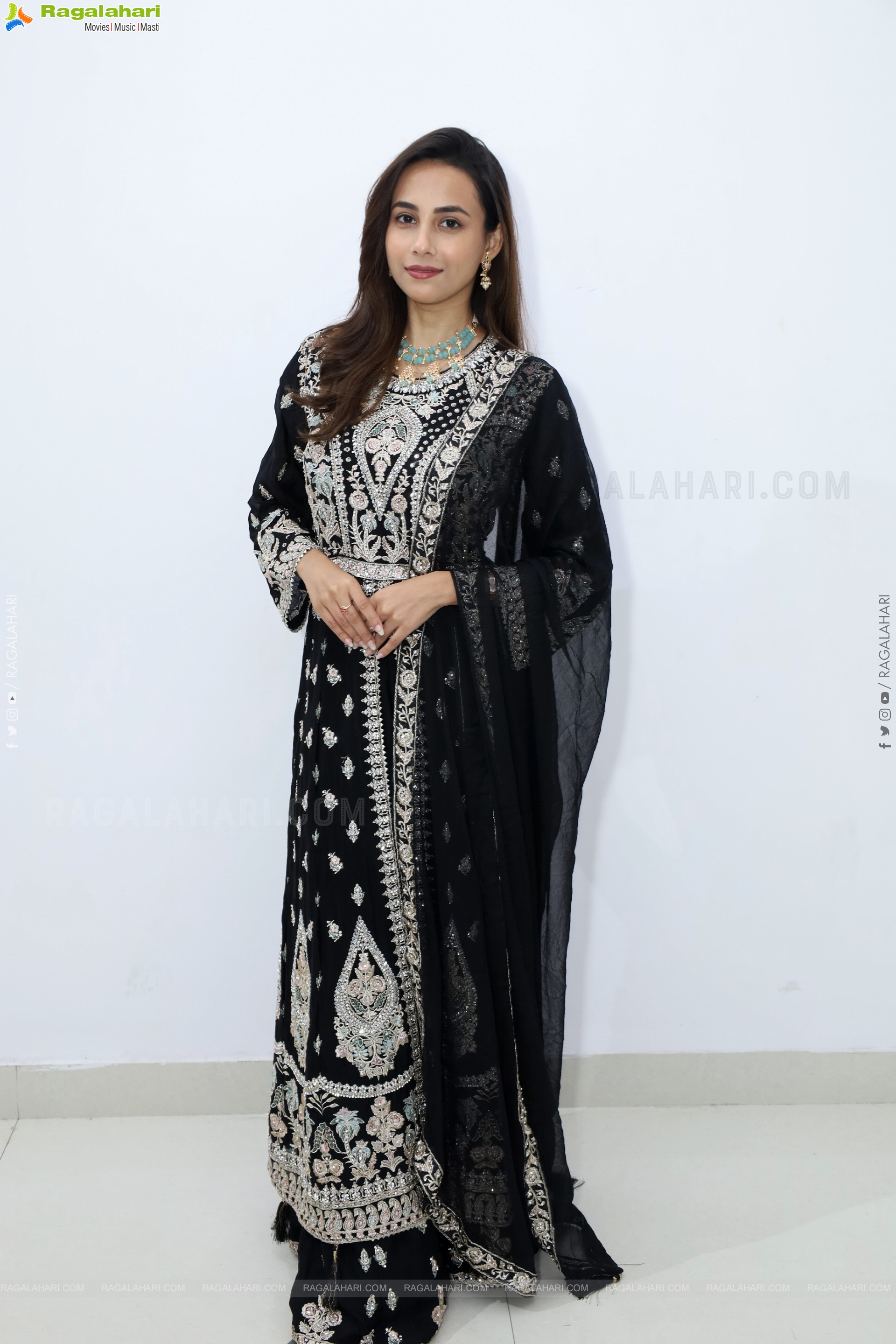 Nishat Shaik stills in Special Black Designer Dress, HD Gallery