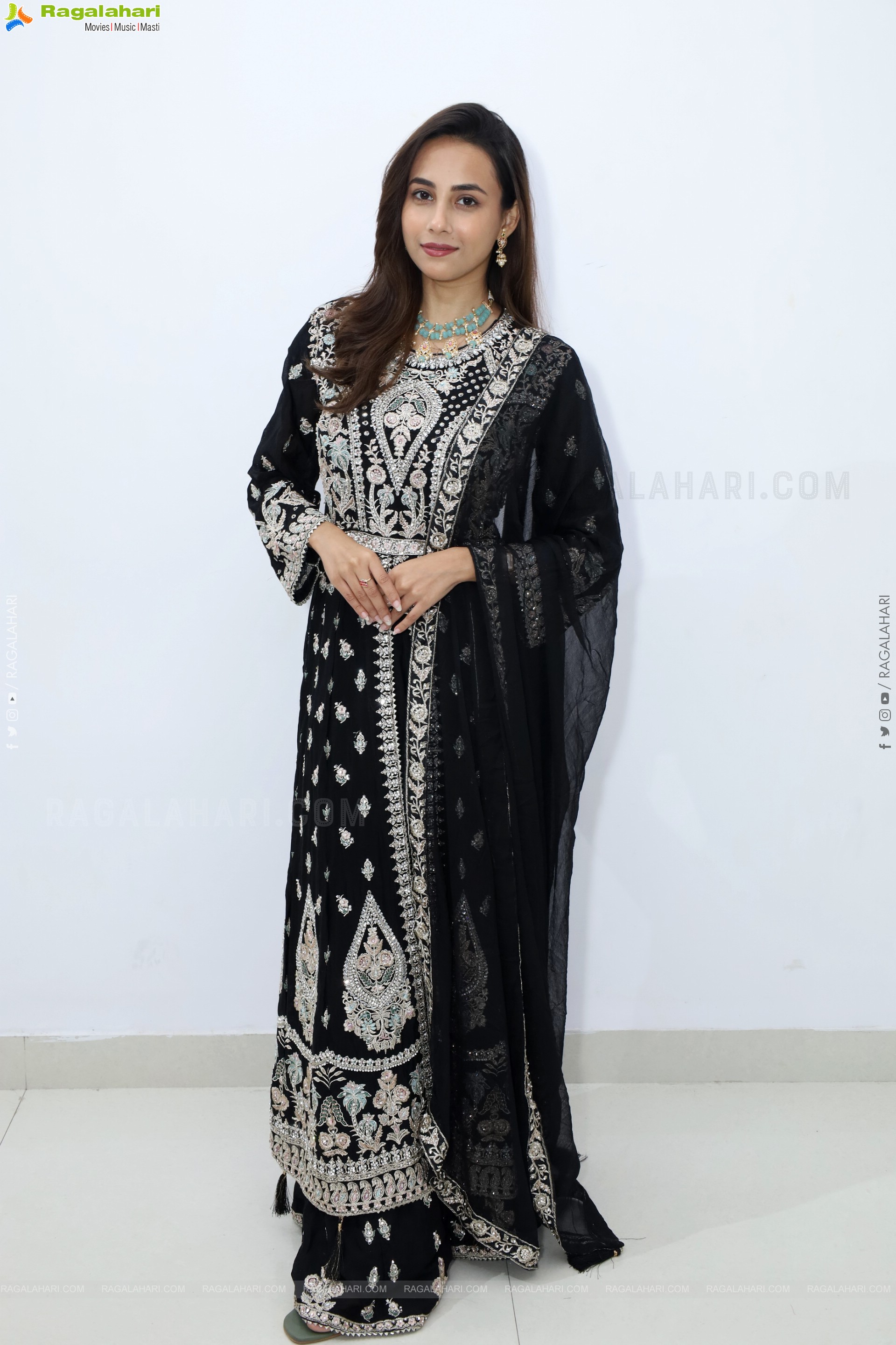 Nishat Shaik stills in Special Black Designer Dress, HD Gallery