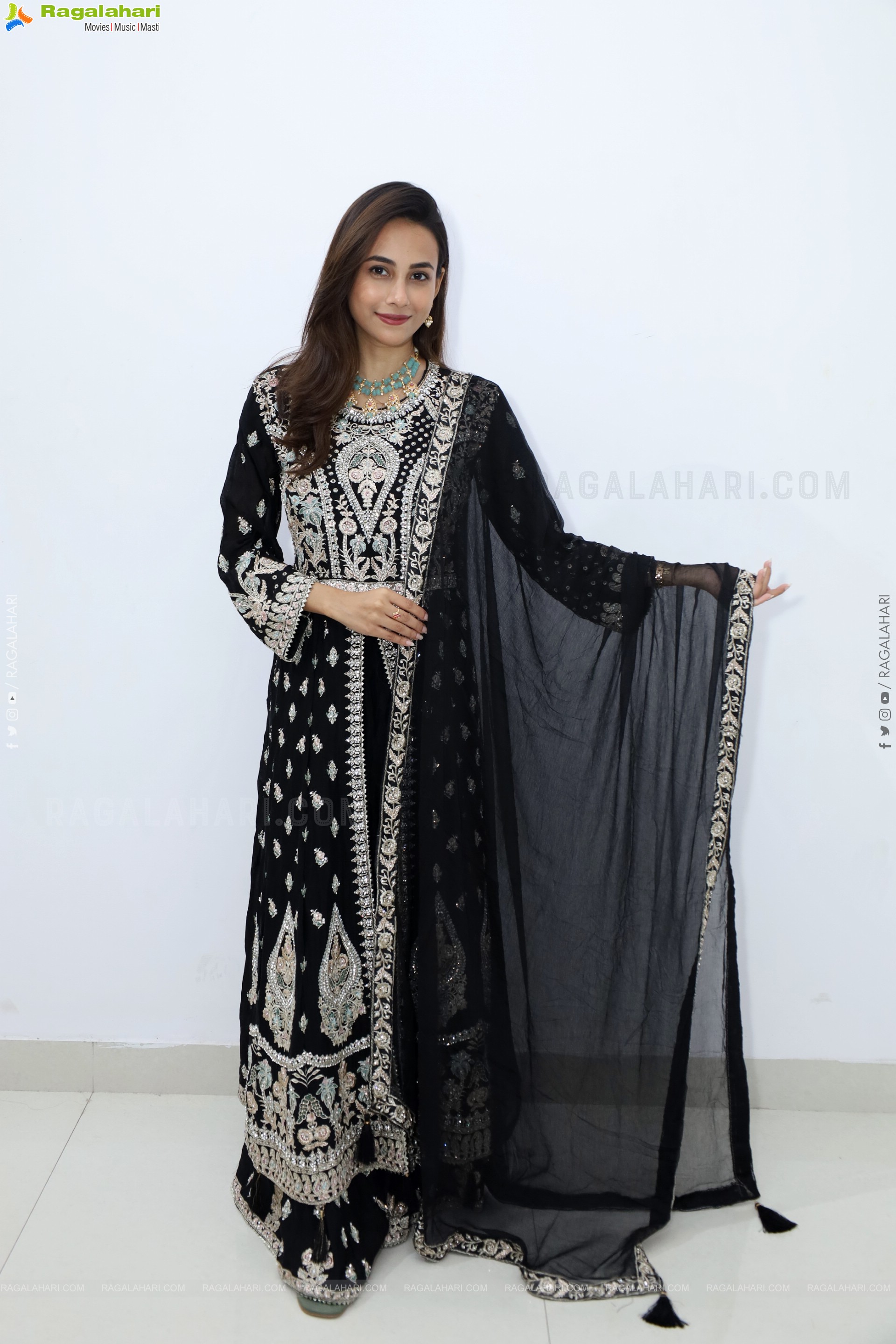 Nishat Shaik stills in Special Black Designer Dress, HD Gallery