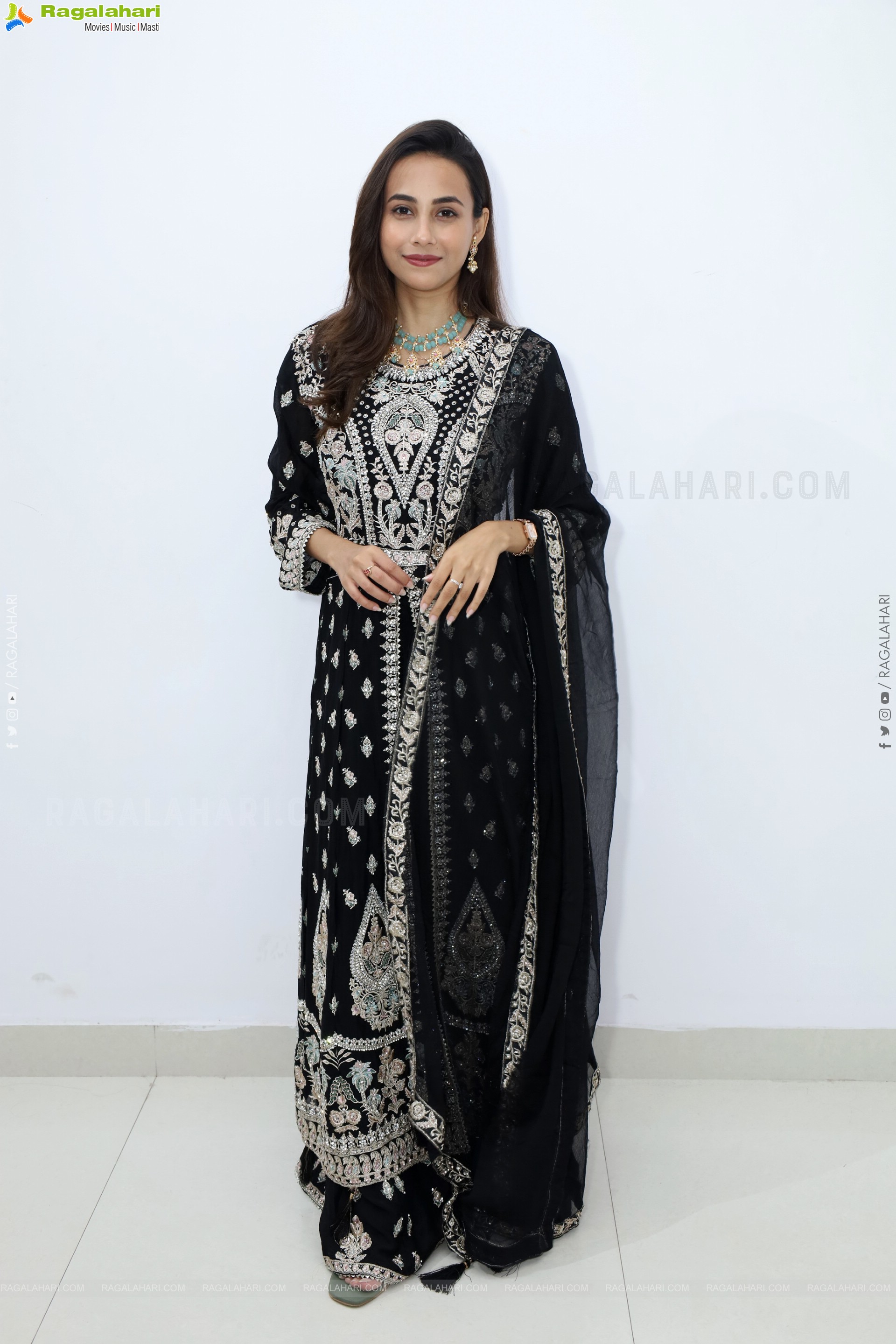 Nishat Shaik stills in Special Black Designer Dress, HD Gallery