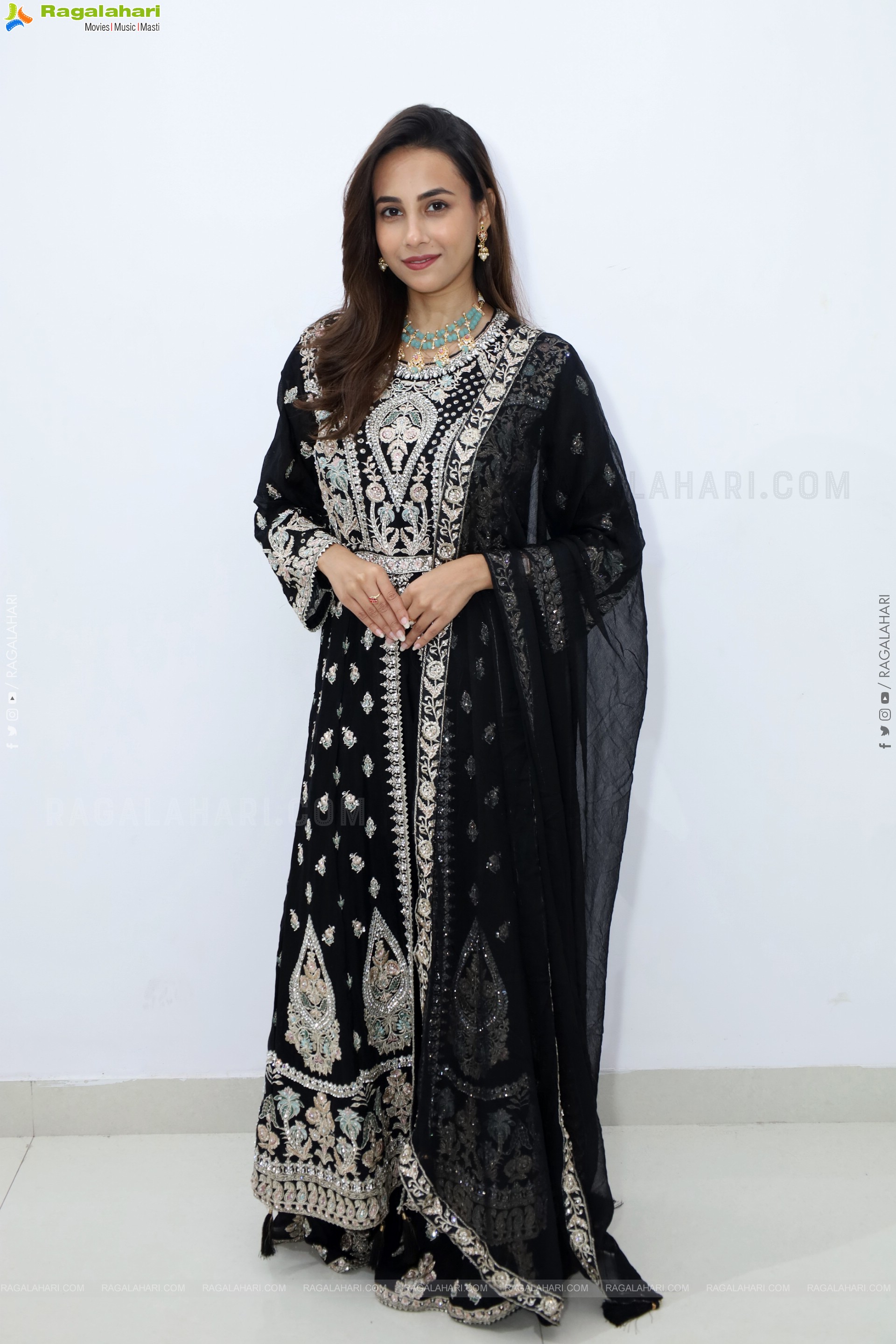 Nishat Shaik stills in Special Black Designer Dress, HD Gallery