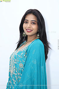 Rittika Chakraborty in Navy Blue Churidar, HD Gallery