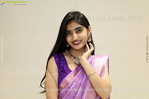 Vandana Chauhan Latest Saree Stills, HD Gallery