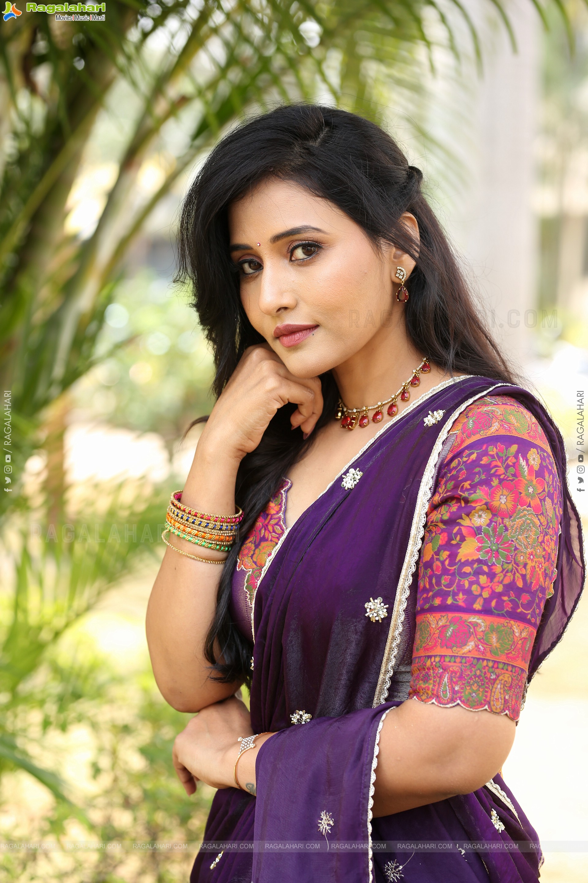 Anusri at Devagudi Trailer Launch Event, HD Gallery