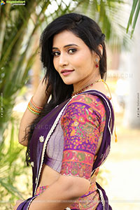 Anusri at Devagudi Trailer Launch Event, HD Gallery