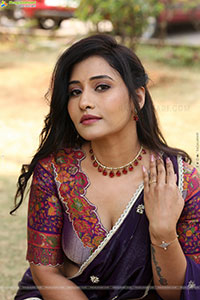 Anusri at Devagudi Trailer Launch Event, HD Gallery