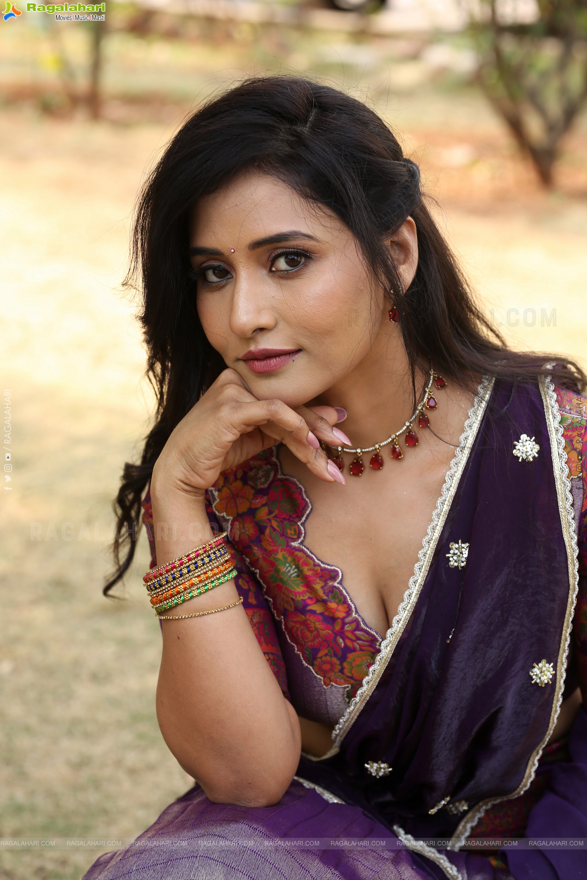 Anusri at Devagudi Trailer Launch Event, HD Gallery