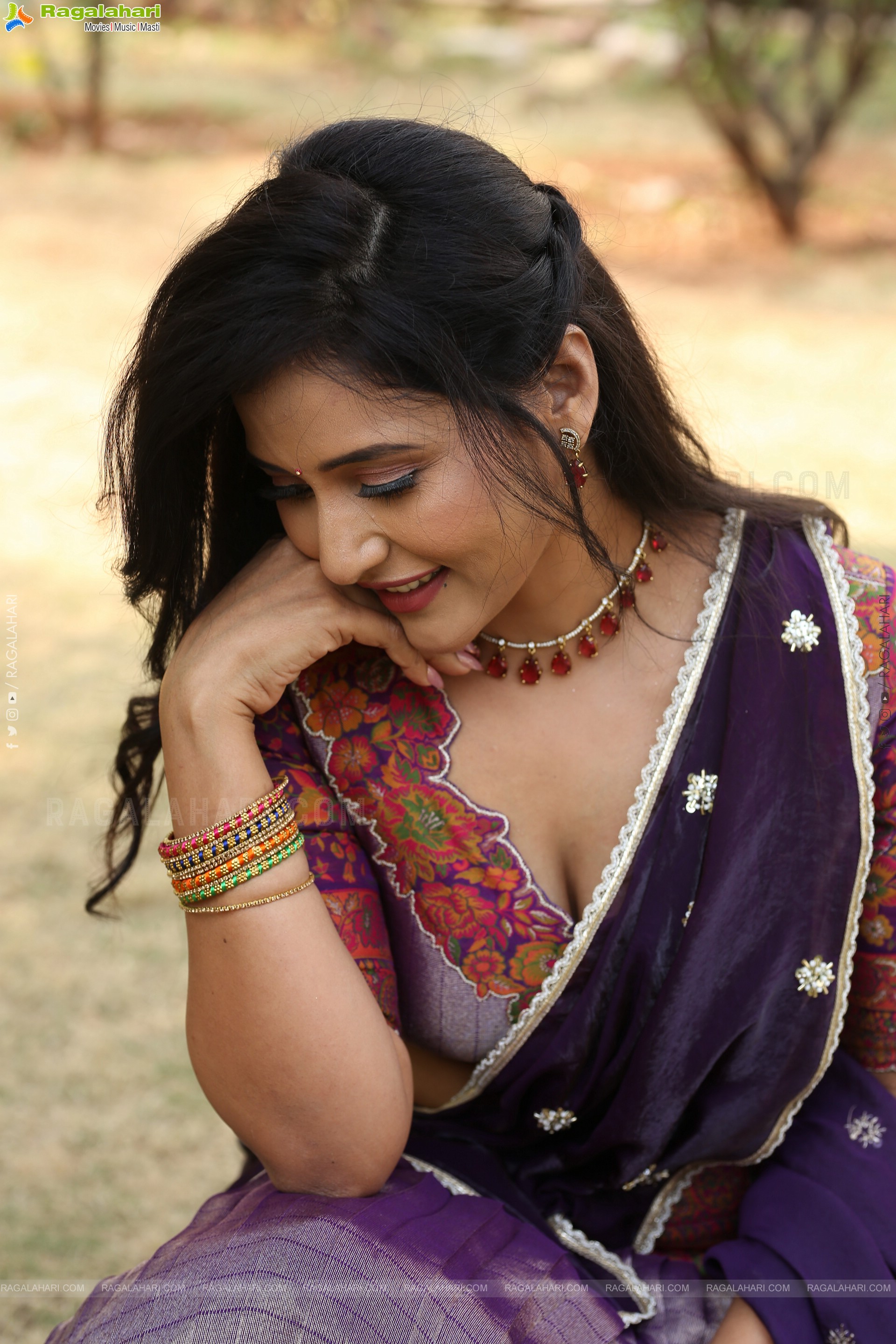 Anusri at Devagudi Trailer Launch Event, HD Gallery