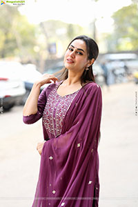 Archana Iyer at Shambhala Movie Success Meet