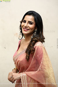 Ashu Reddy Beautiful stills in Saree, HD Gallery