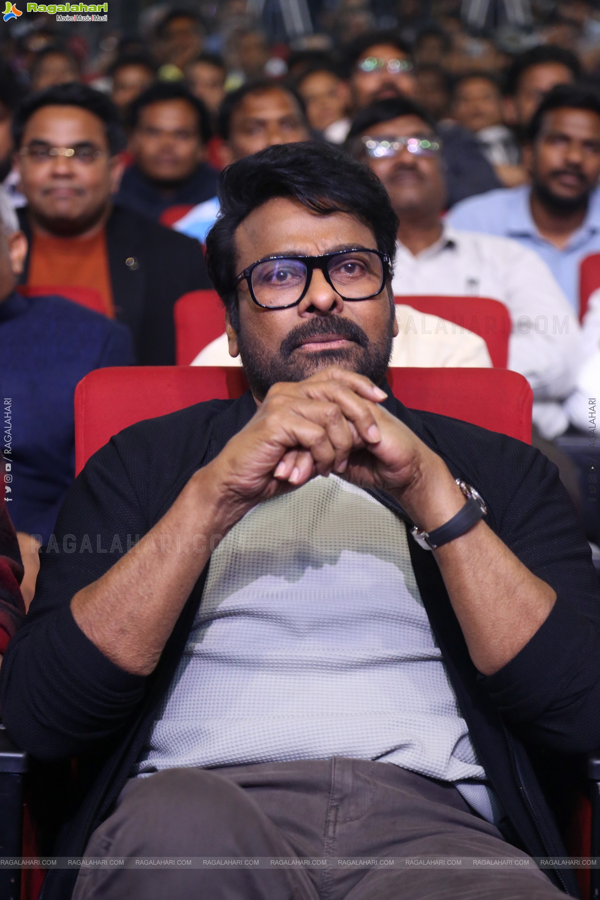 Chiranjeevi at Mana Shankara Vara Prasad Garu Pre Release Event