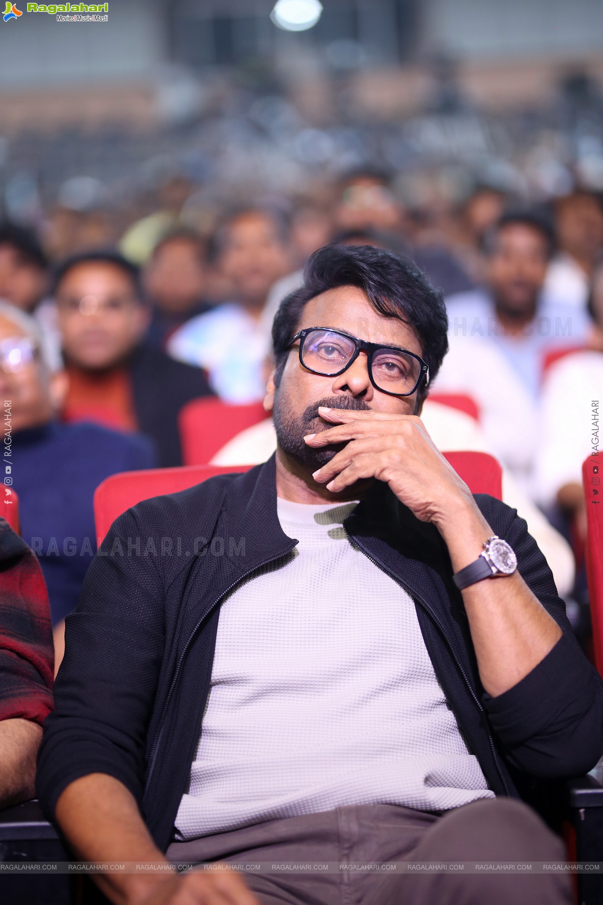 Chiranjeevi at Mana Shankara Vara Prasad Garu Pre Release Event