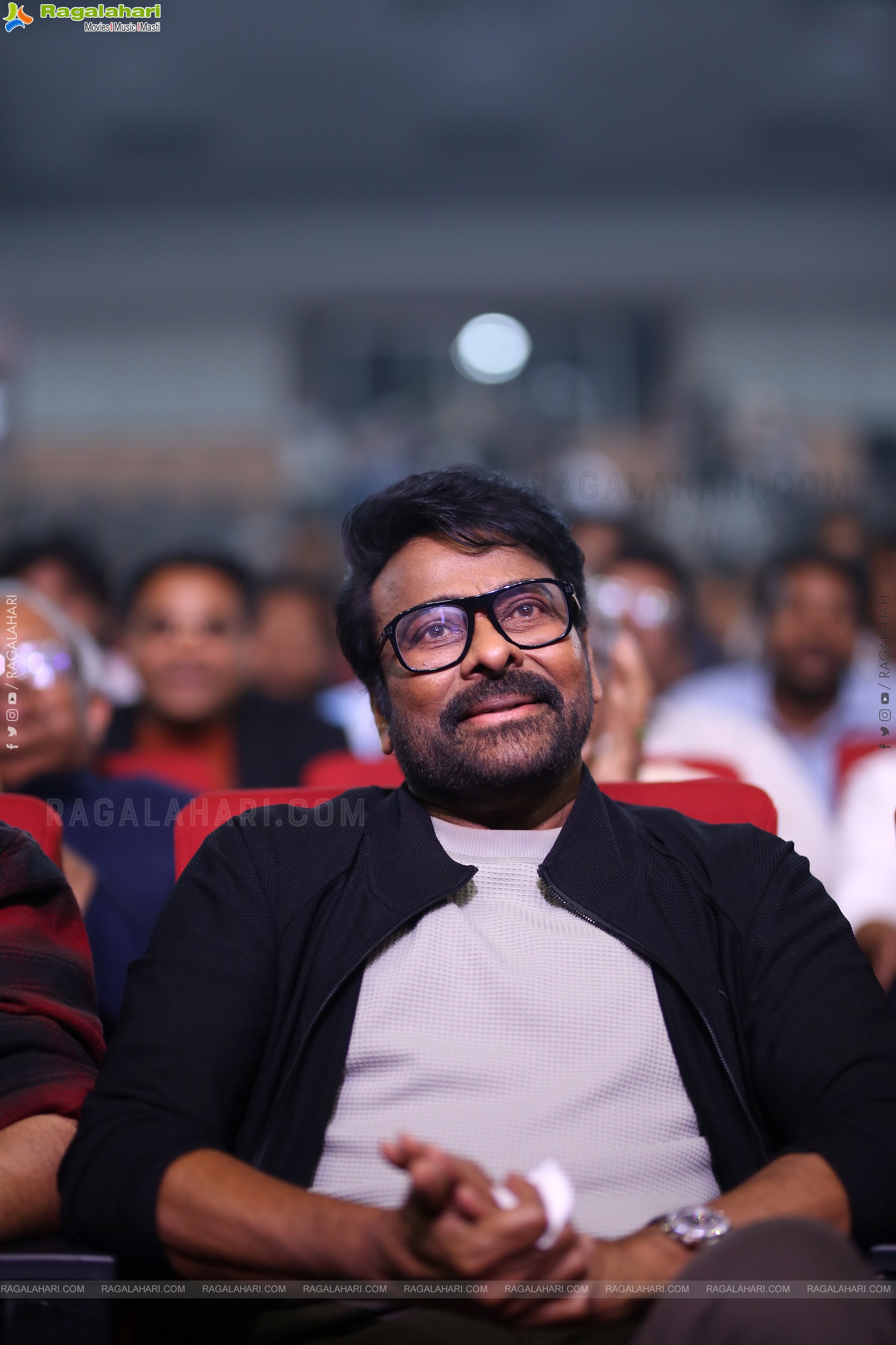 Chiranjeevi at Mana Shankara Vara Prasad Garu Pre Release Event