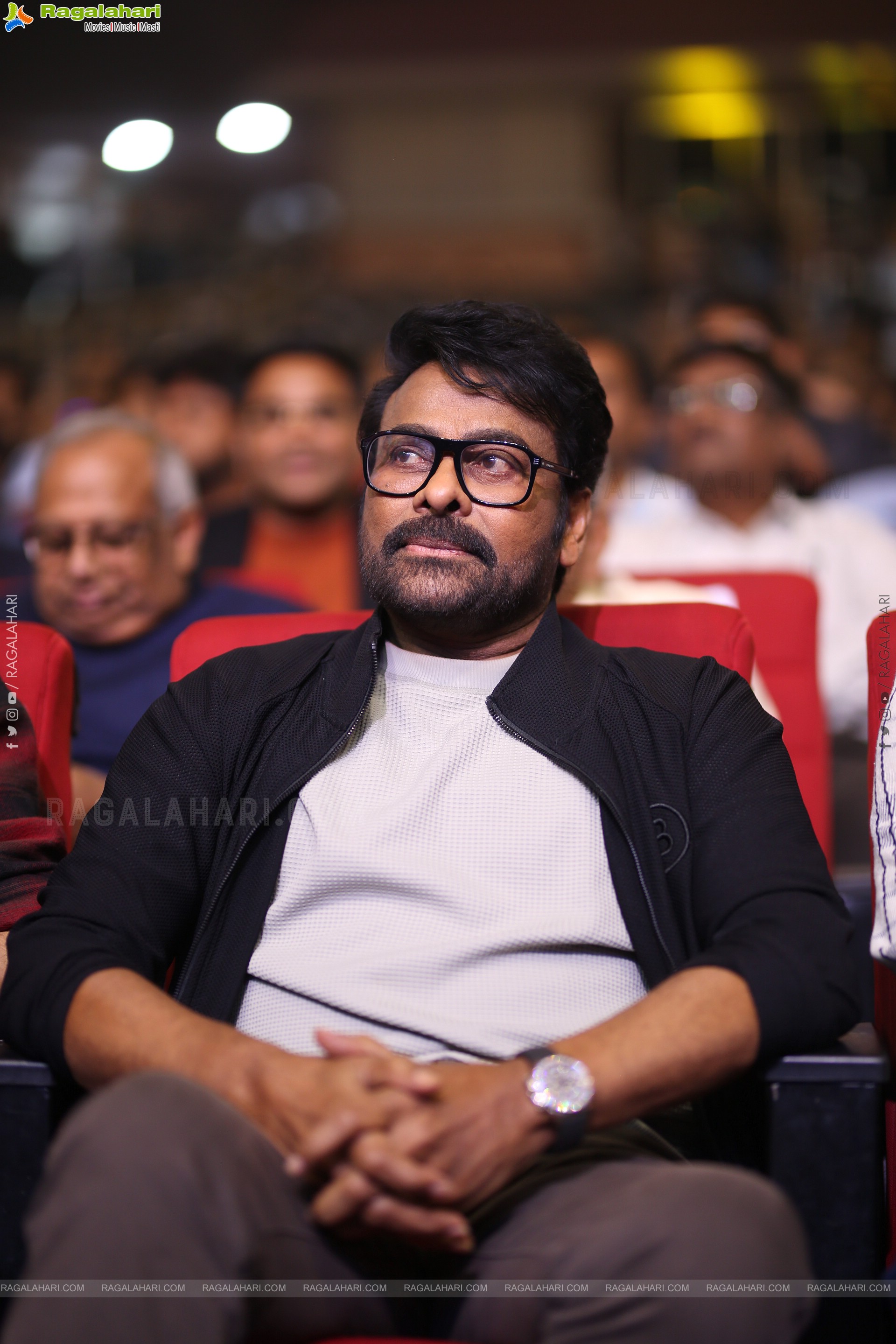 Chiranjeevi at Mana Shankara Vara Prasad Garu Pre Release Event