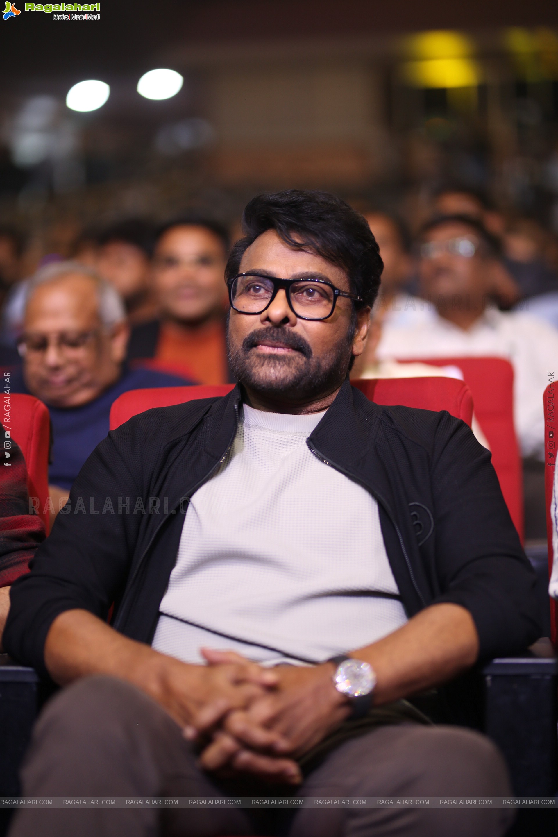 Chiranjeevi at Mana Shankara Vara Prasad Garu Pre Release Event