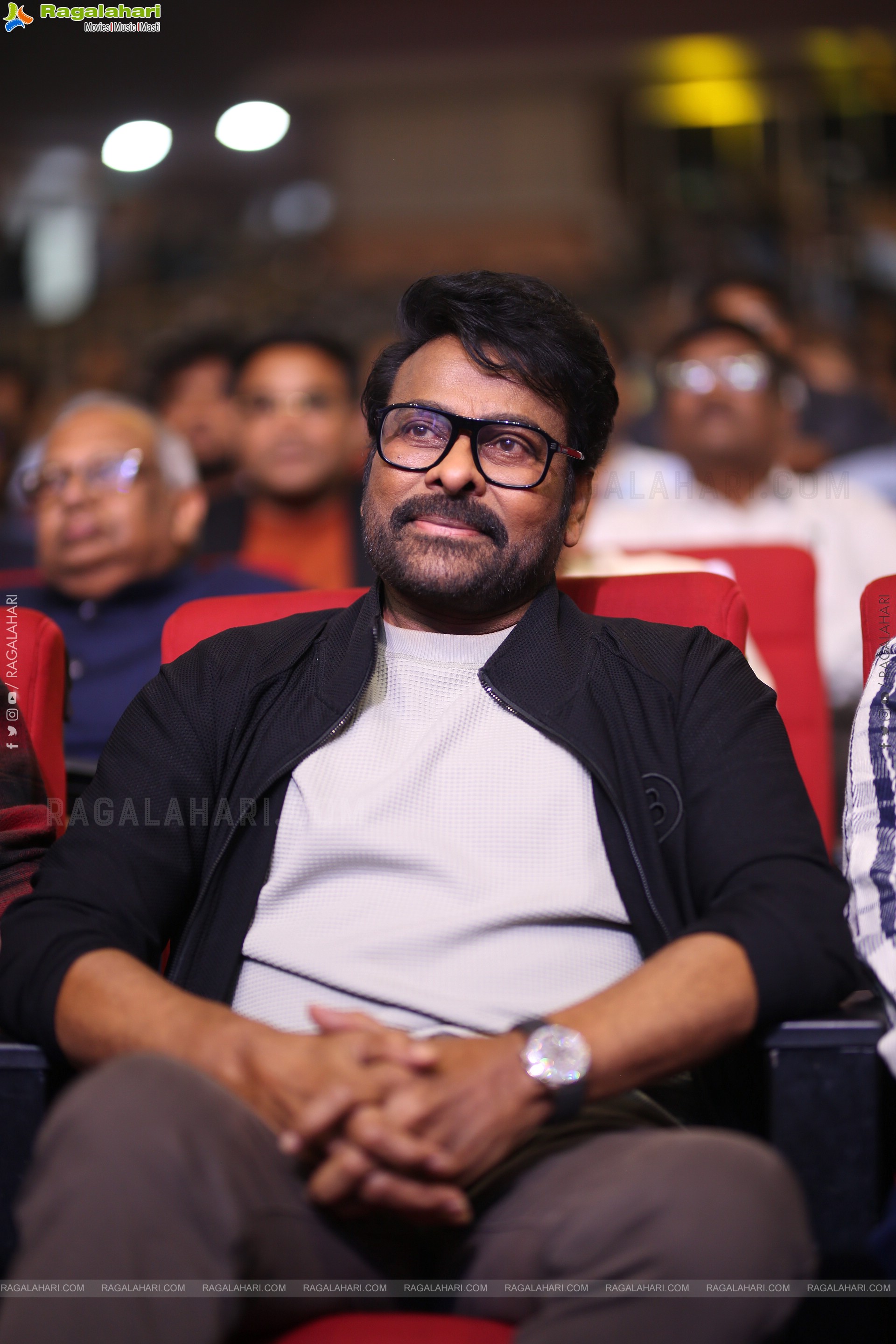 Chiranjeevi at Mana Shankara Vara Prasad Garu Pre Release Event