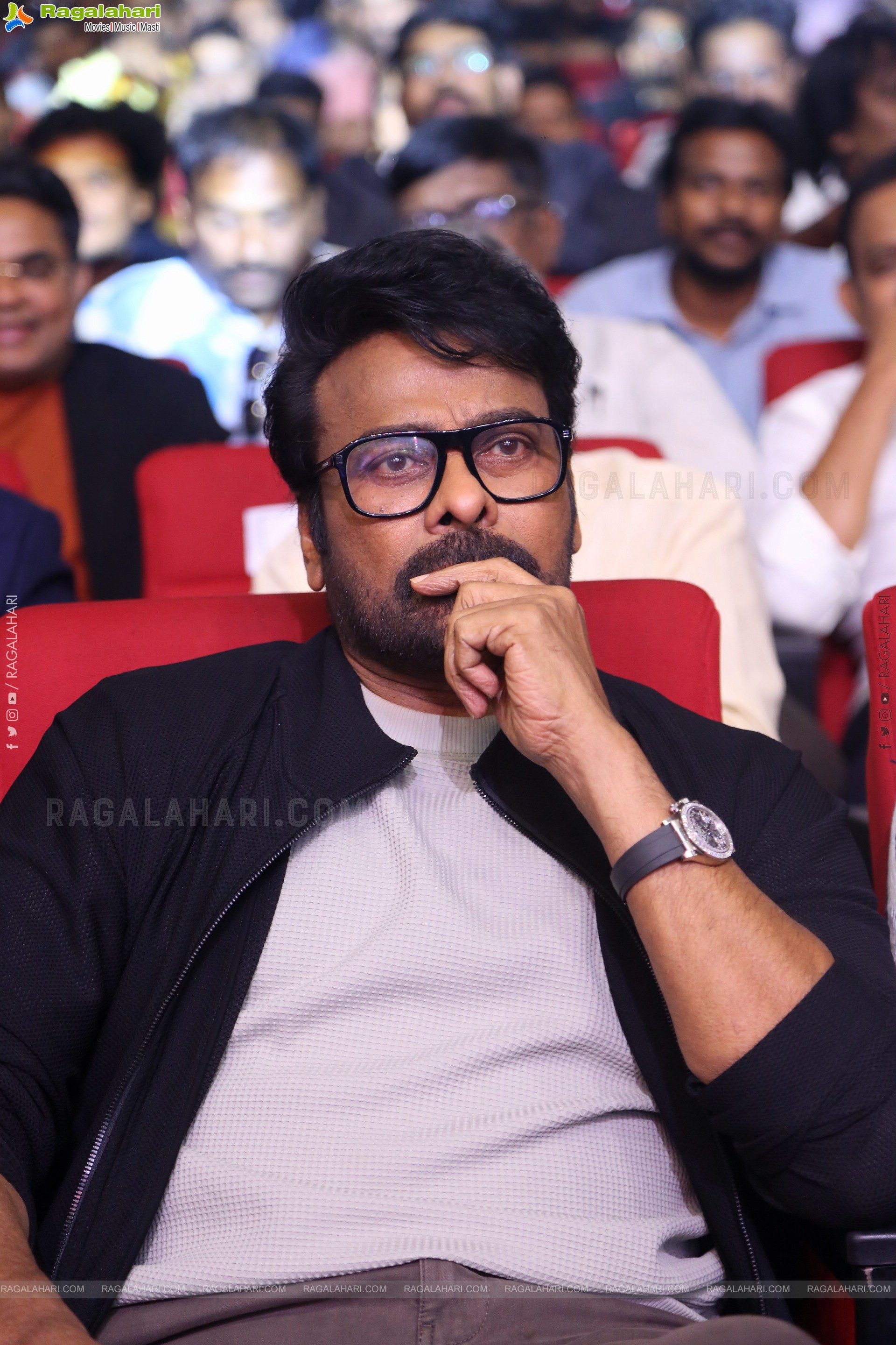 Chiranjeevi at Mana Shankara Vara Prasad Garu Pre Release Event