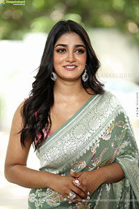 Dimple Hayathi Glam Stills in Saree, HD Gallery