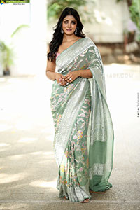 Dimple Hayathi Glam Stills in Saree, HD Gallery