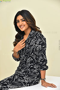 Eesha Rebba at Om Shanti Shanti Shantihi Interview