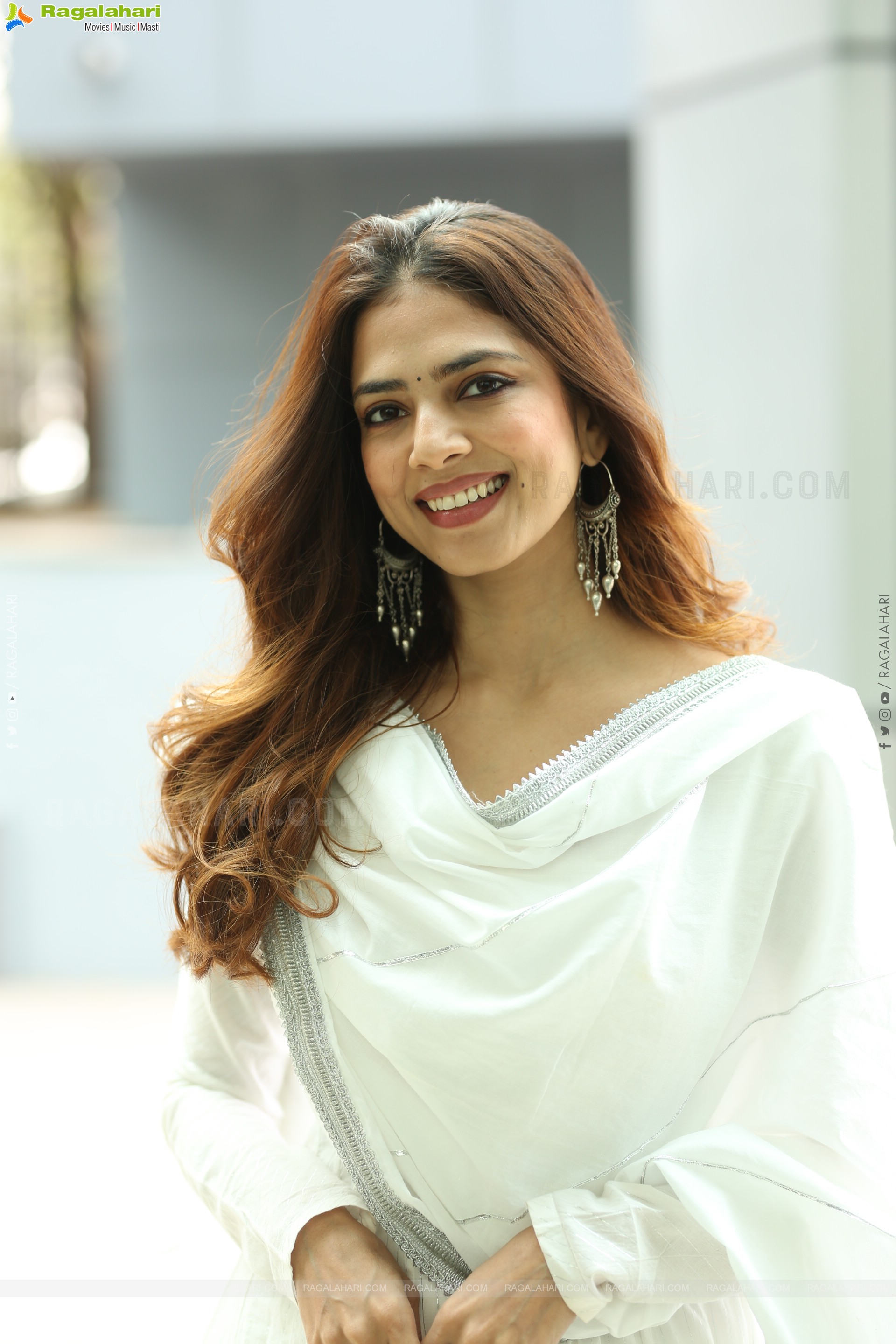 Malavika Mohanan at The Rajasaab Movie Success Meet, HD Gallery