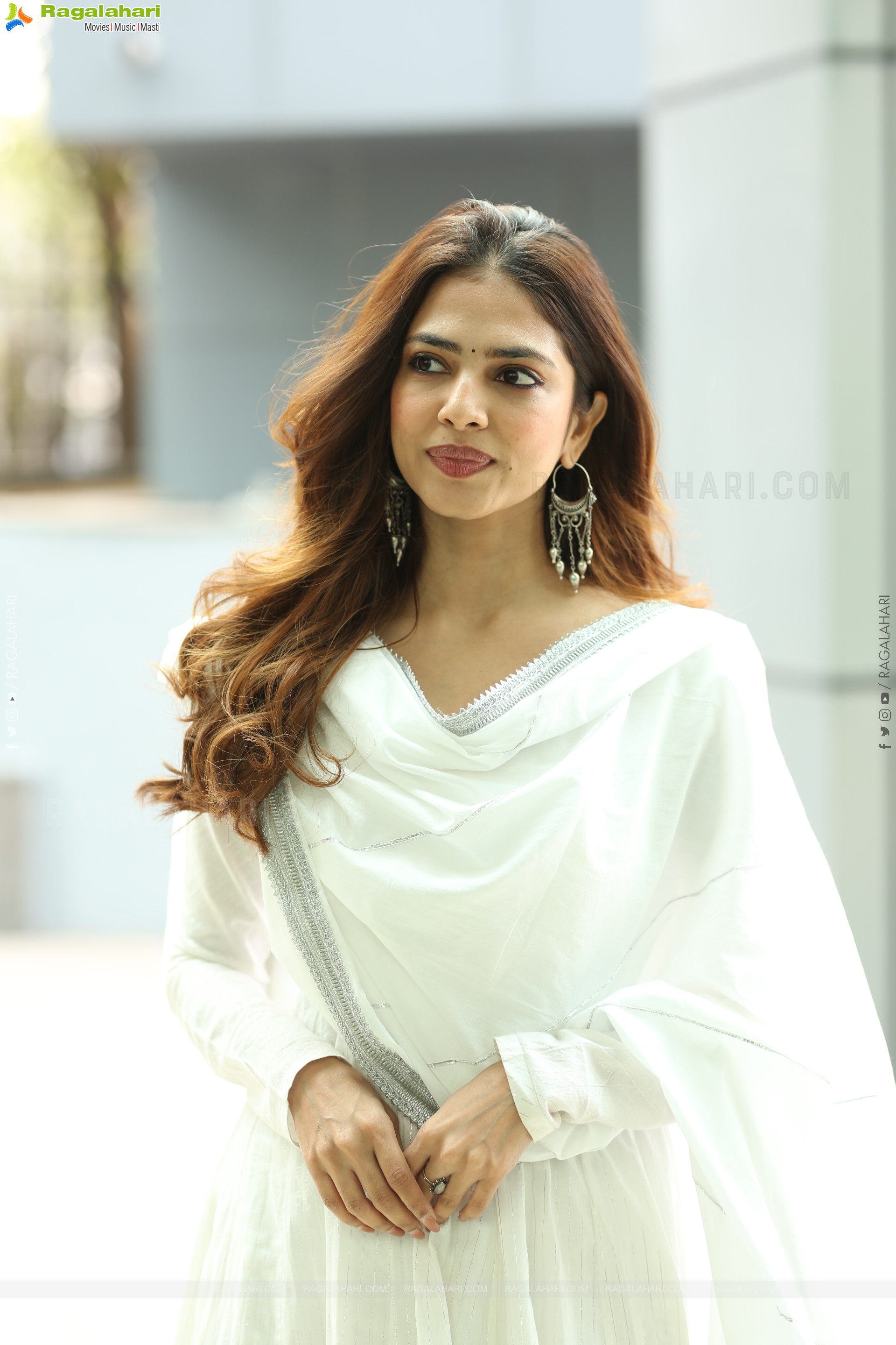 Malavika Mohanan at The Rajasaab Movie Success Meet, HD Gallery