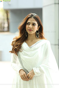 Malavika Mohanan at The Rajasaab Movie Success Meet