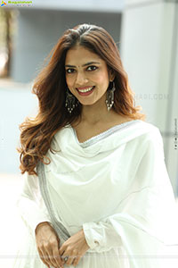 Malavika Mohanan at The Rajasaab Movie Success Meet