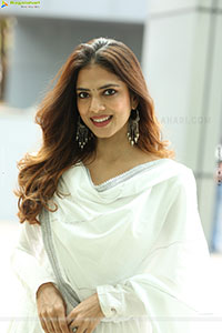 Malavika Mohanan at The Rajasaab Movie Success Meet