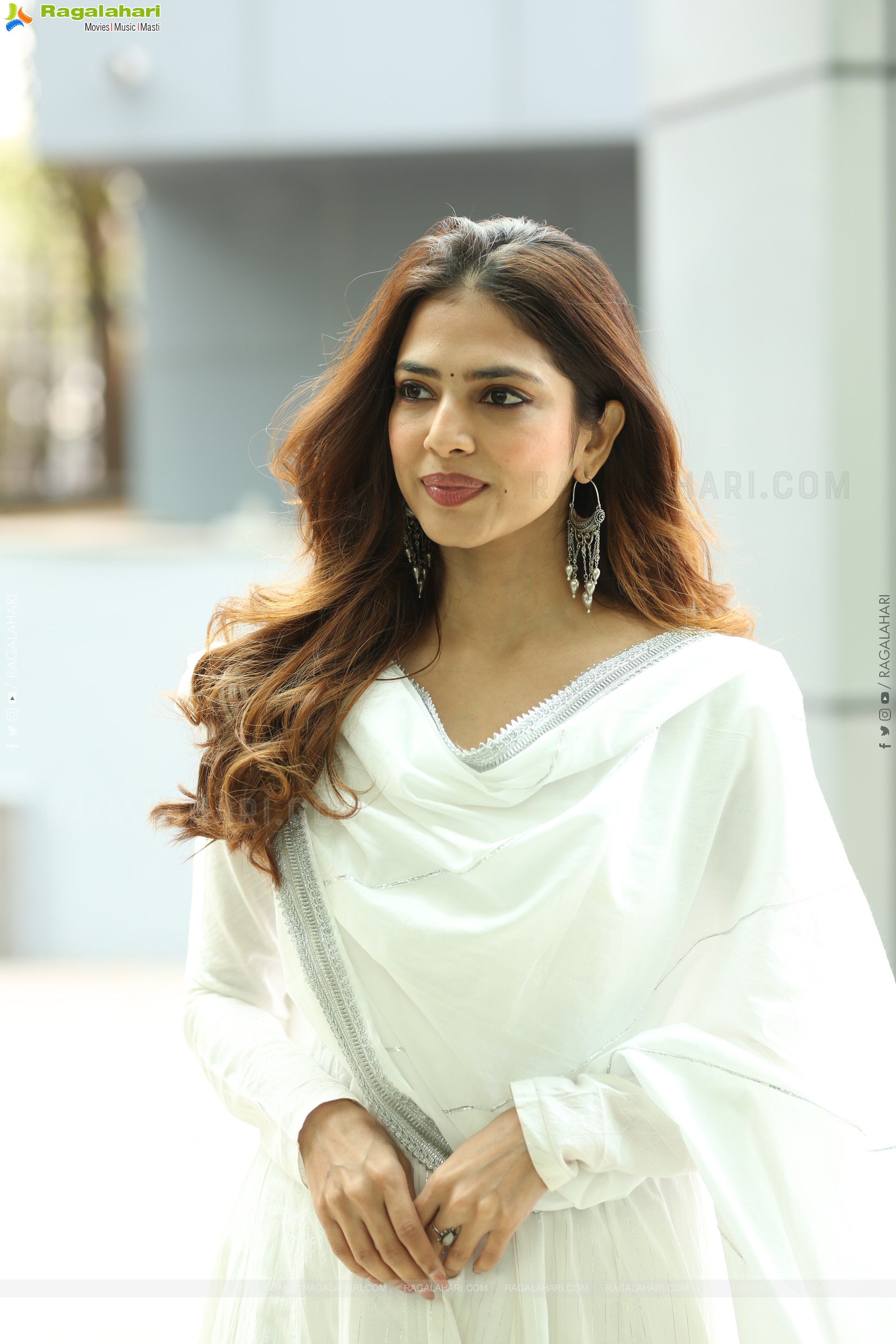 Malavika Mohanan at The Rajasaab Movie Success Meet, HD Gallery