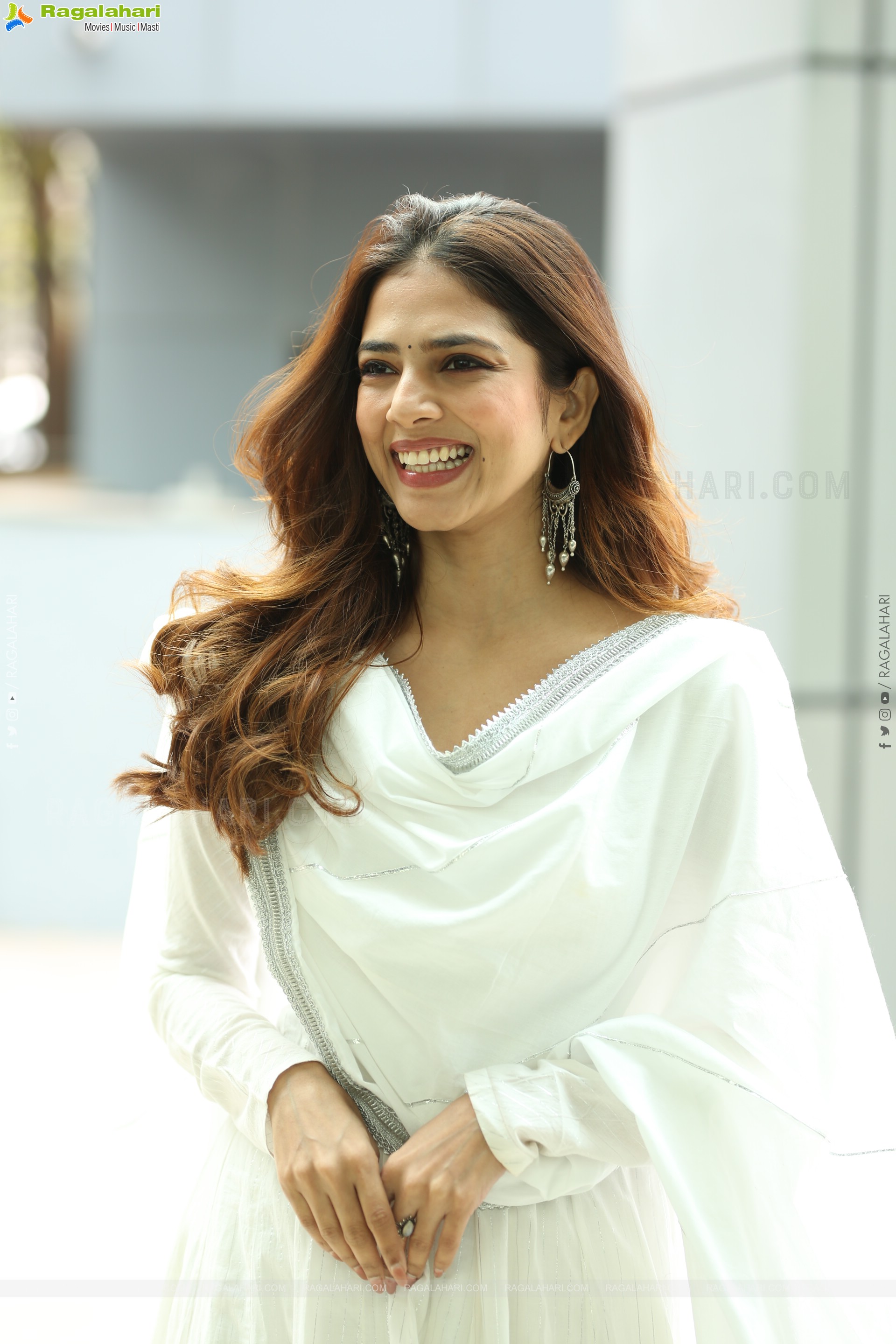 Malavika Mohanan at The Rajasaab Movie Success Meet, HD Gallery